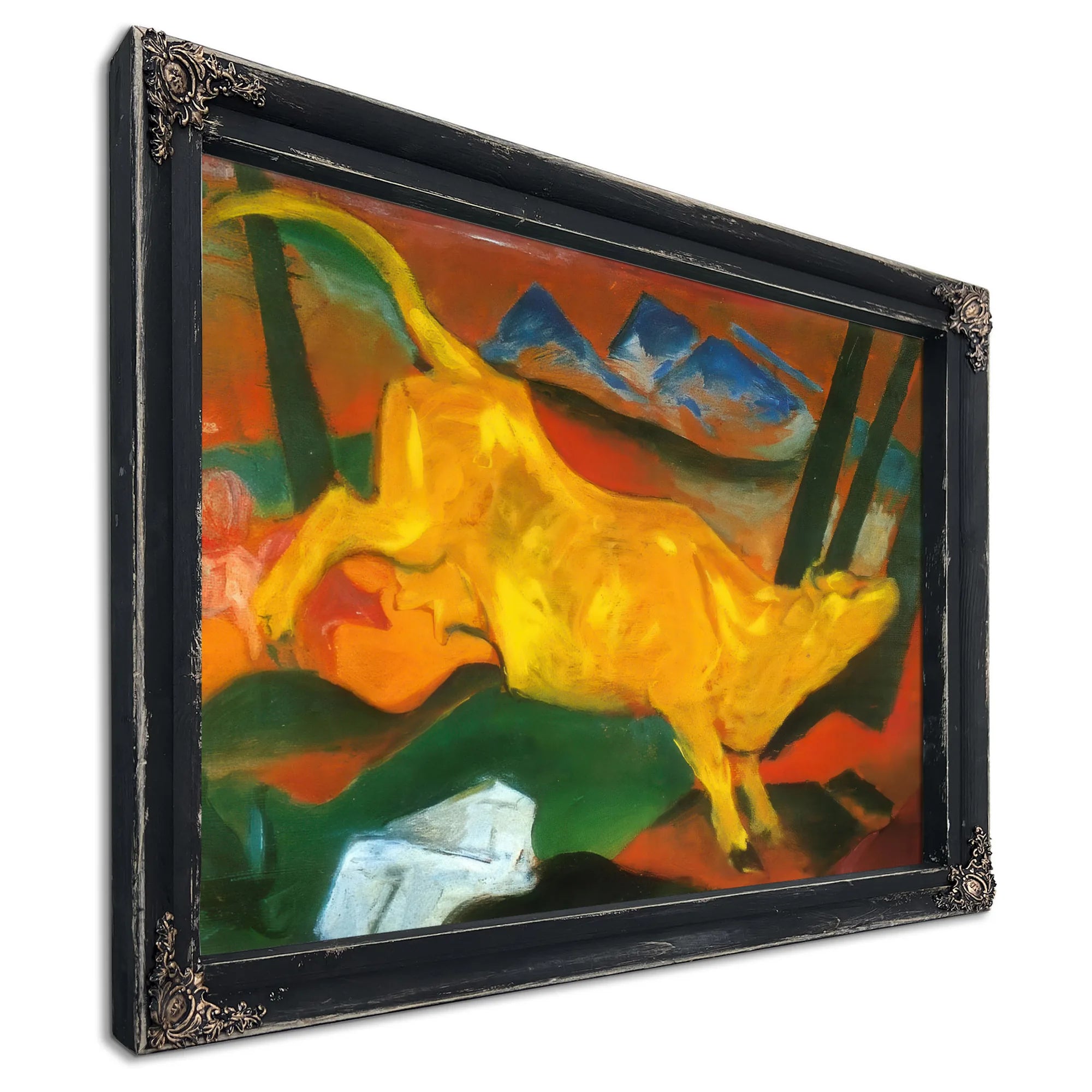 Yellow Cow By Franz Marc Fine Art Print