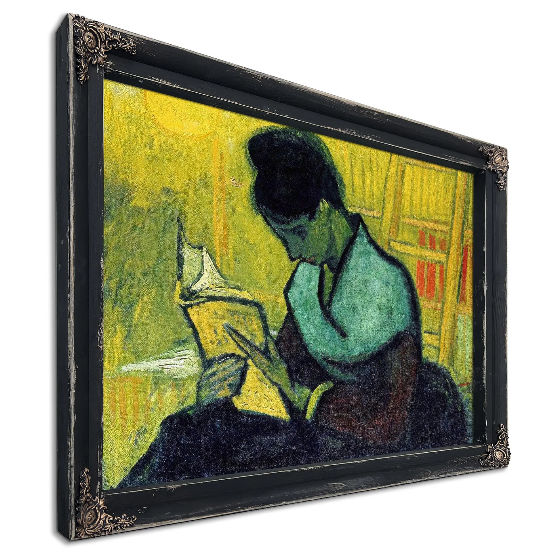 A Novel Reader By Vincent Van Gogh Fine Art Print