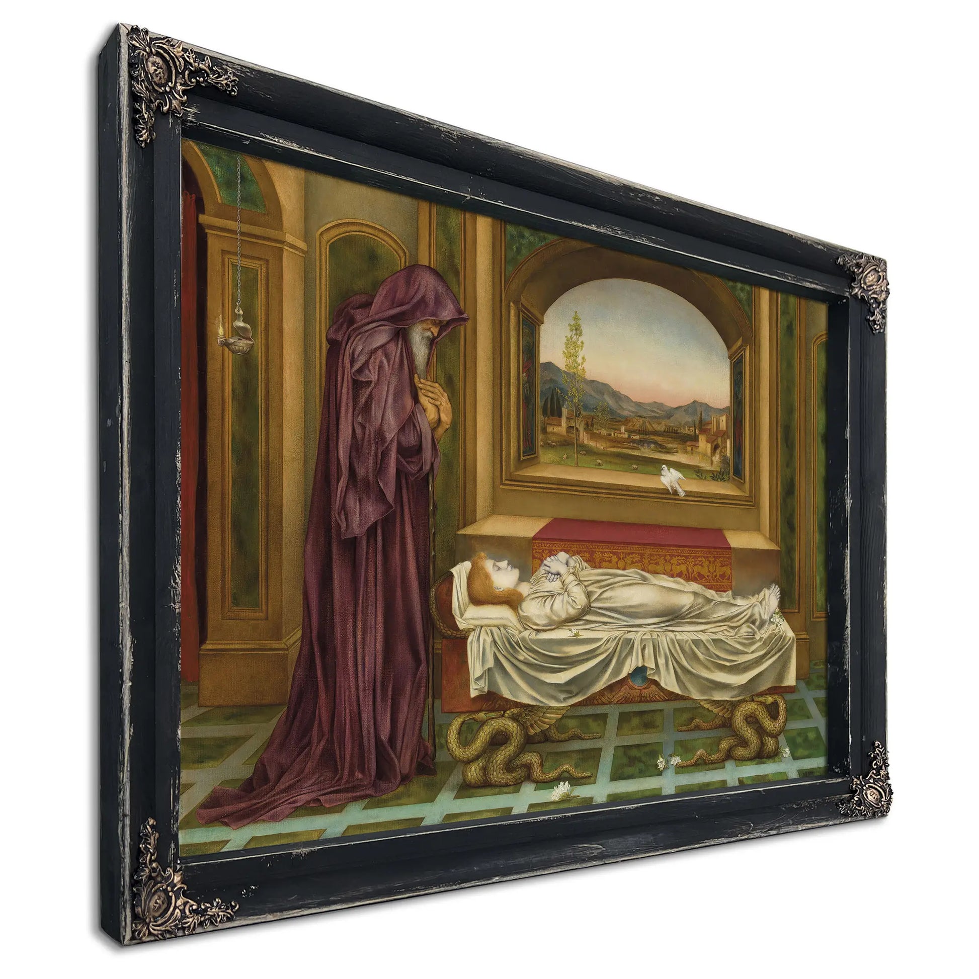 The Wandering Jew 'Whom The Gods Love Die Young' by Evelyn De Morgan