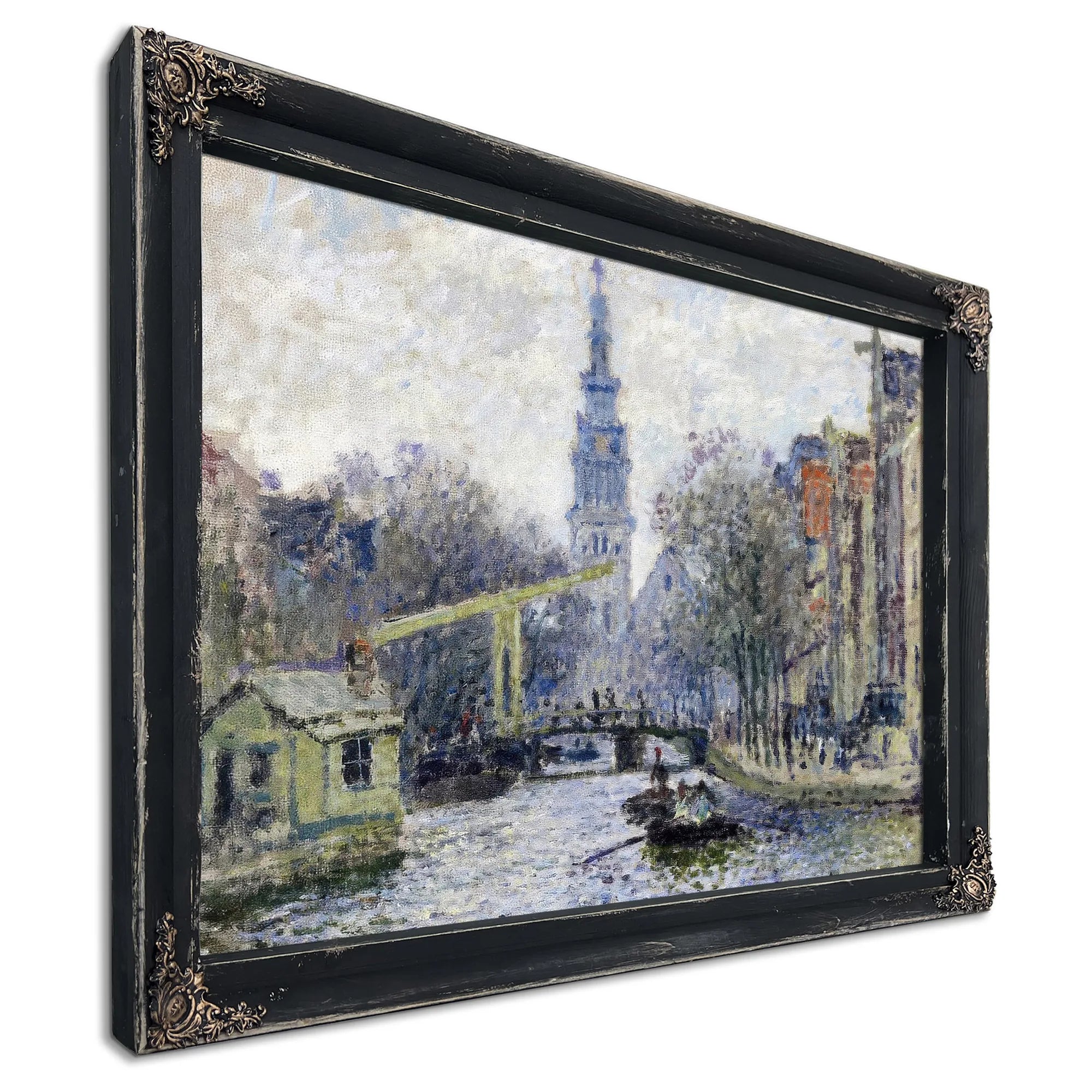 Canal, Amsterdam By Claude Monet Fine Art Print