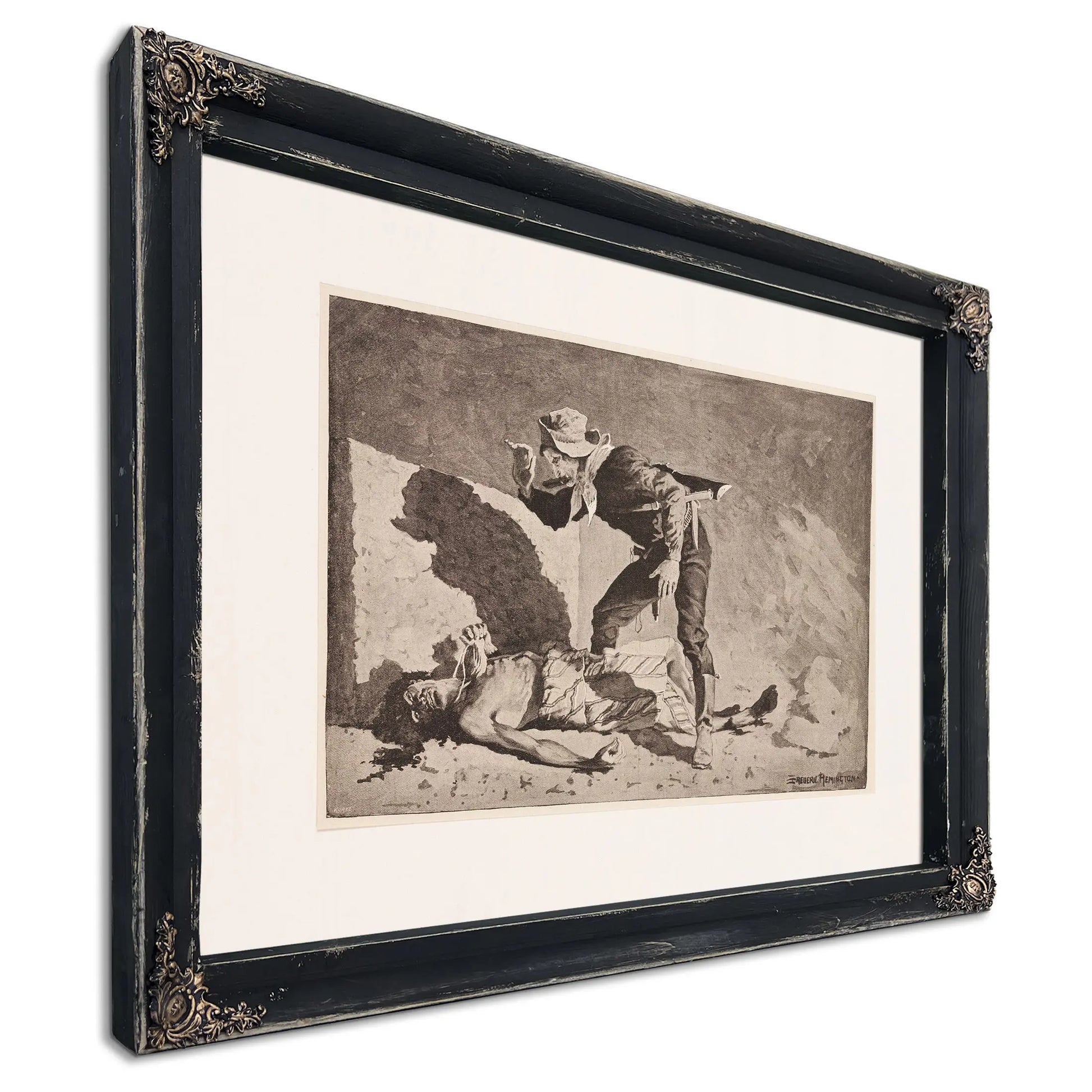 The Dying Cacique by Frederic Remington