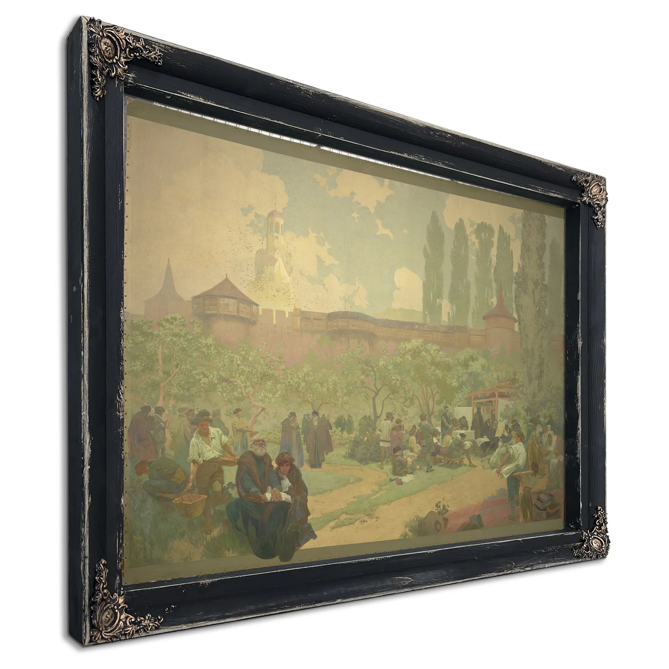 The Brethren School In Ivancice by Alphonse Mucha