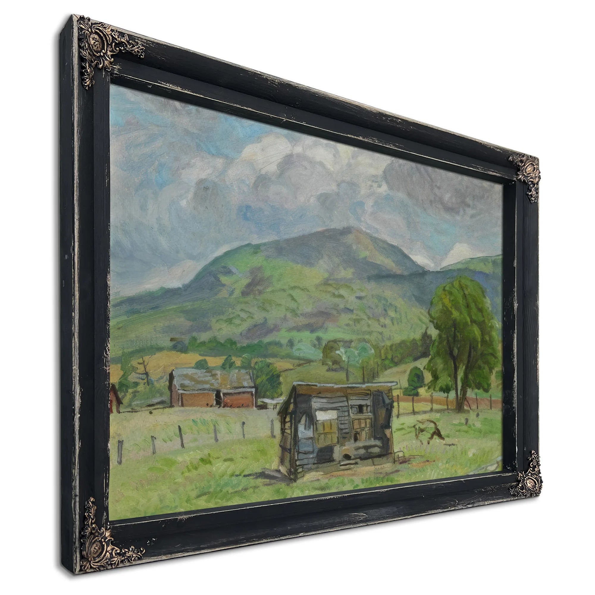 Shack Jump Mountain [Rockbridge Baths] By Pierre Daura Fine Art Print