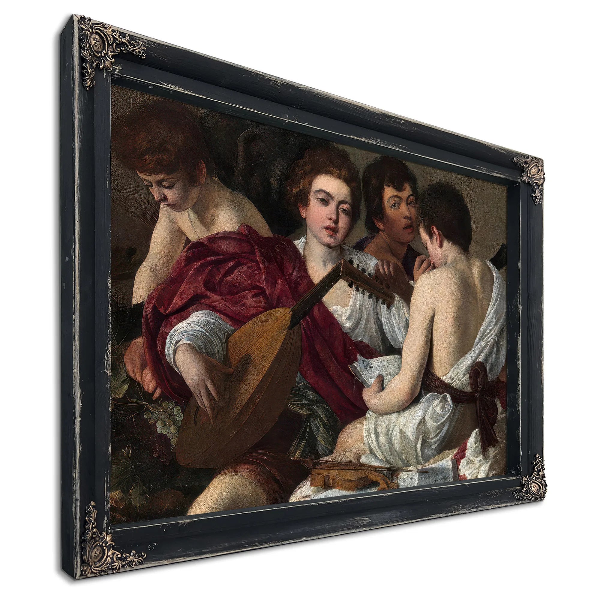 The Musicians 1595 By Caravaggio Fine Art Print