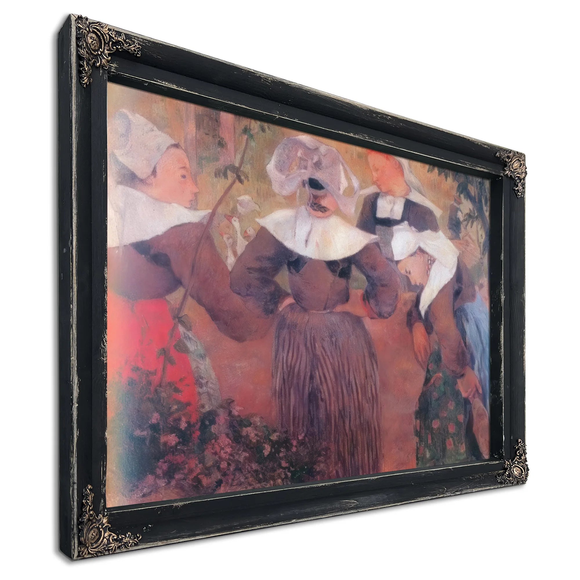 The Four Breton Girls By Paul Gauguin Fine Art Print