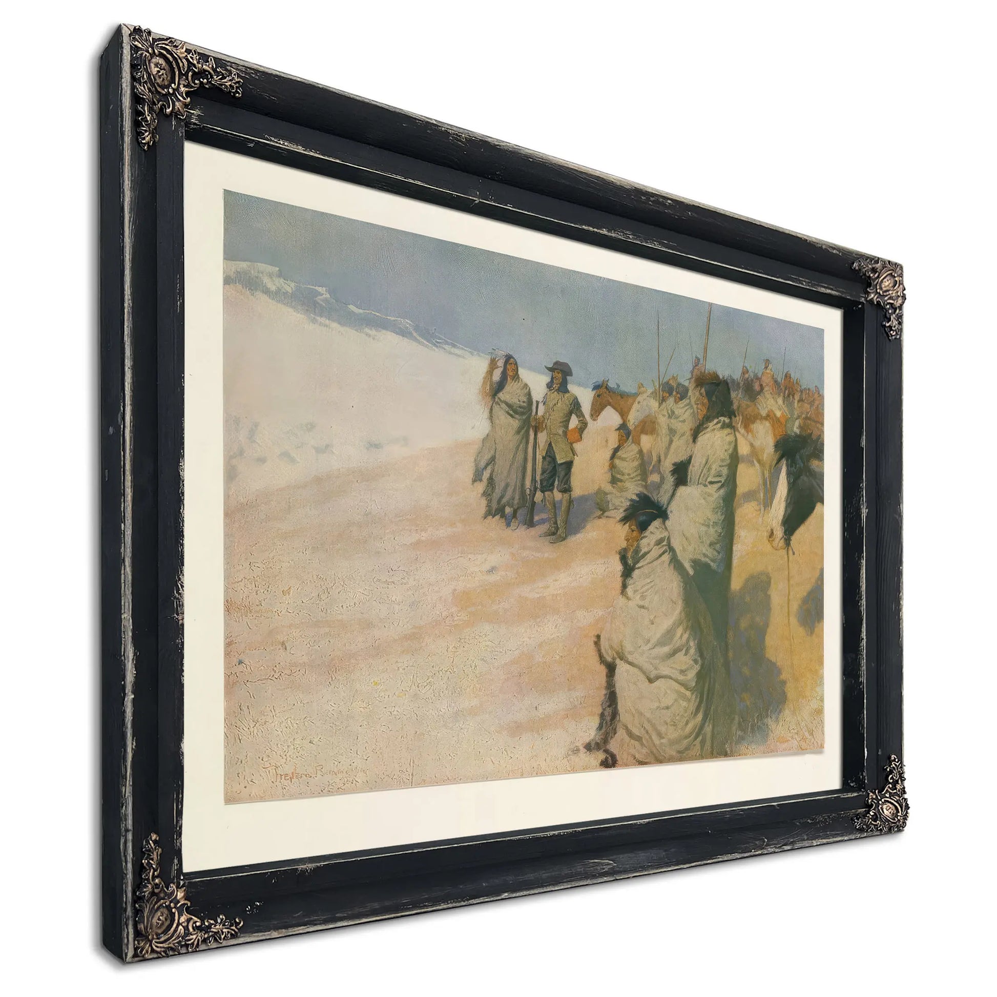 La Vrendrye From Colliers Weekly Pub  by Frederic Remington
