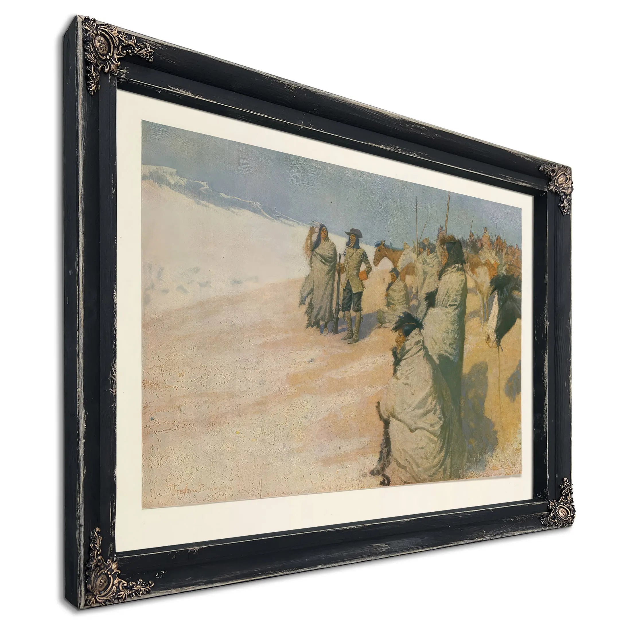 La Vrendrye From Colliers Weekly Pub  by Frederic Remington