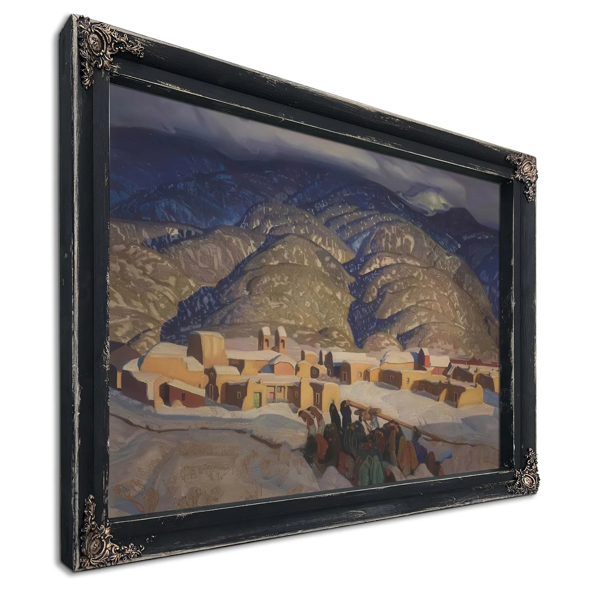 Sangre De Cristo Mountains By Ernest Blumenschein Fine Art Print