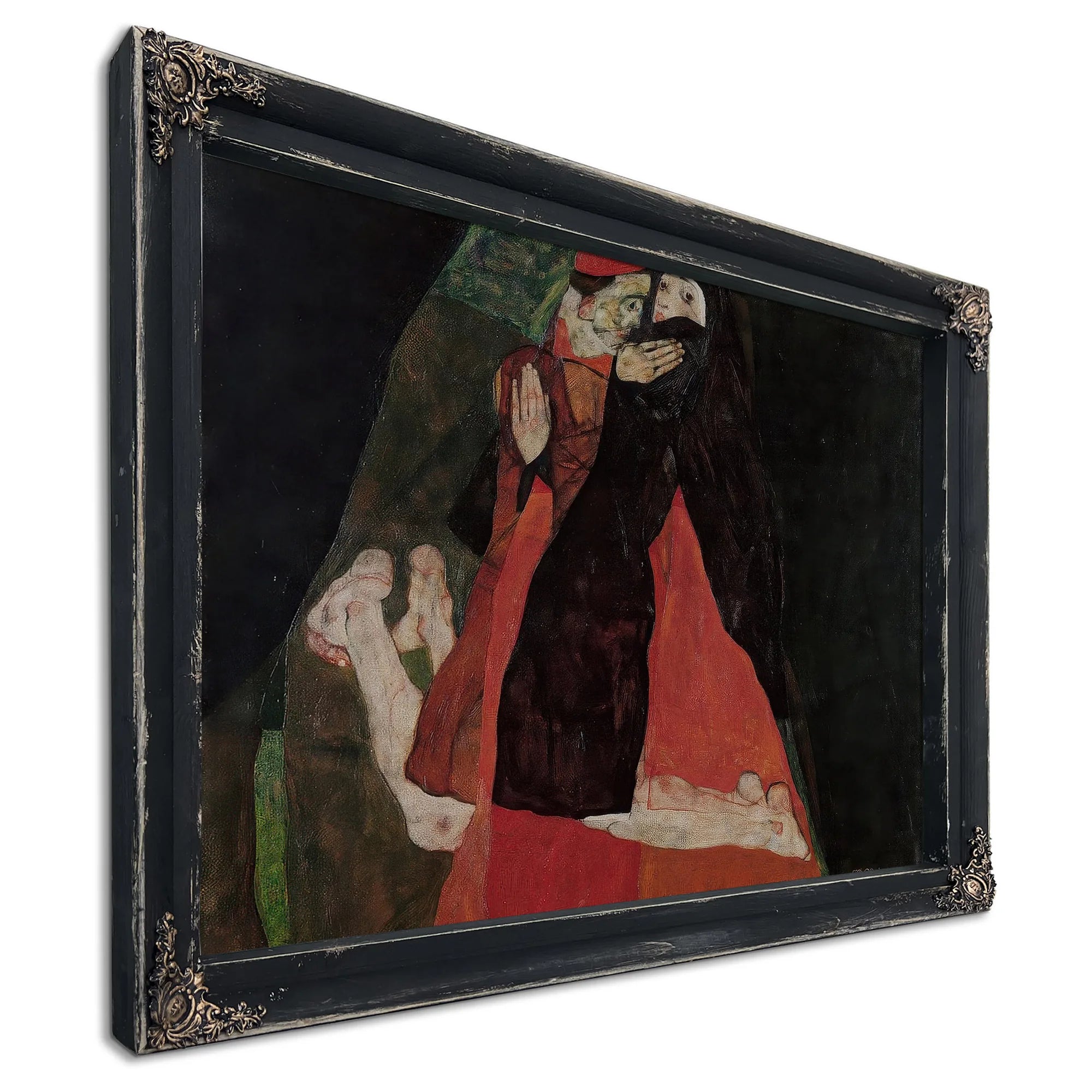 Cardinal And Nun Caress 1912 Expressionism Pc By Egon Schiele Fine Art Print