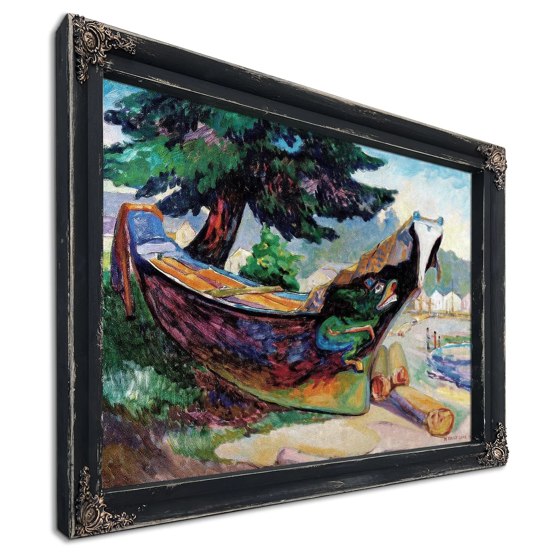 War Canoe Alert Bay 1912 By Emily Carr Fine Art Print