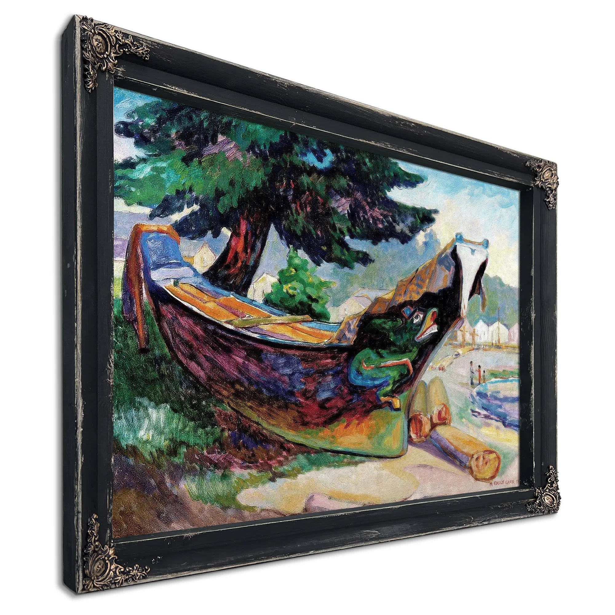 War Canoe Alert Bay 1912 By Emily Carr Fine Art Print
