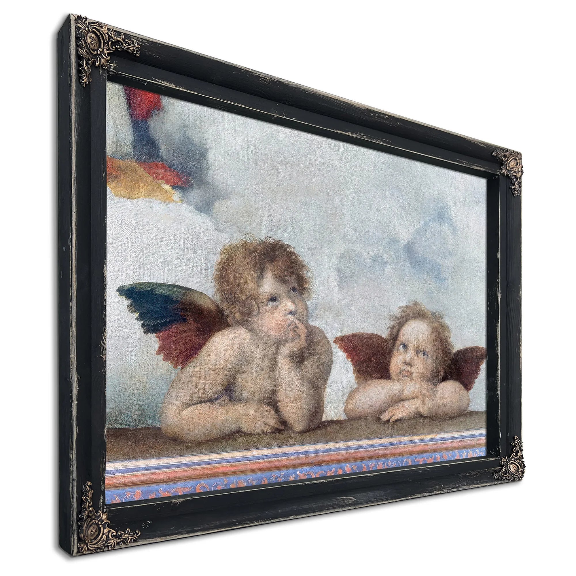 Putti Detail From The Sistine Madonna By Raphael Fine Art Print