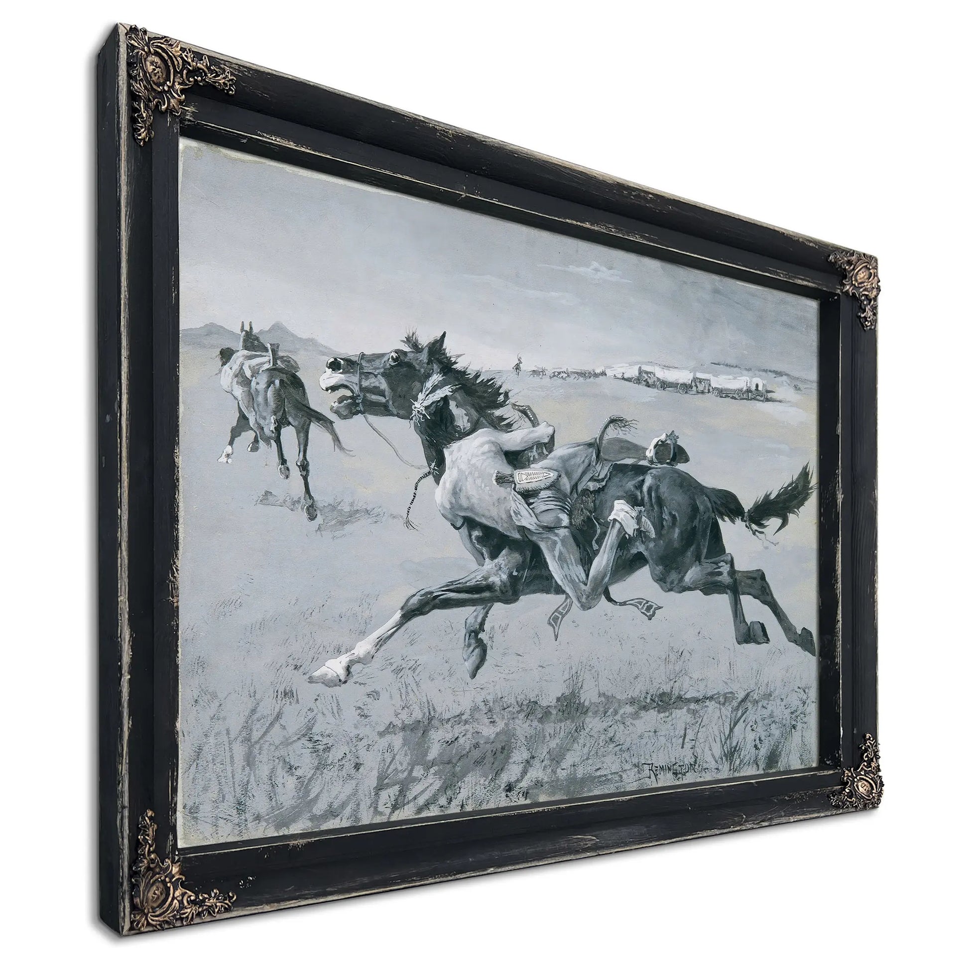 A Peril Of The Plains by Frederic Remington