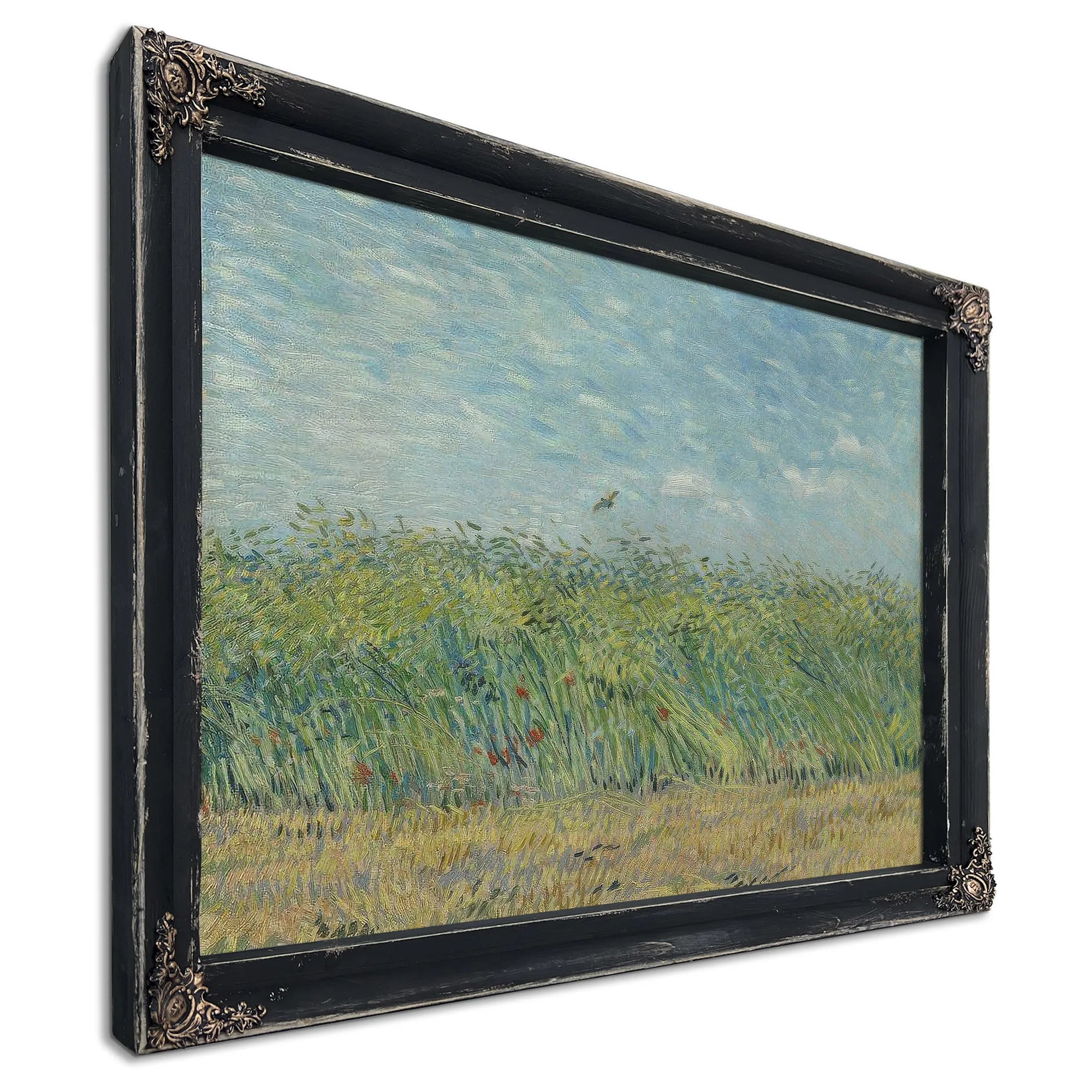 Wheatfield With Partridge 2 By Vincent Van Gogh Fine Art Print