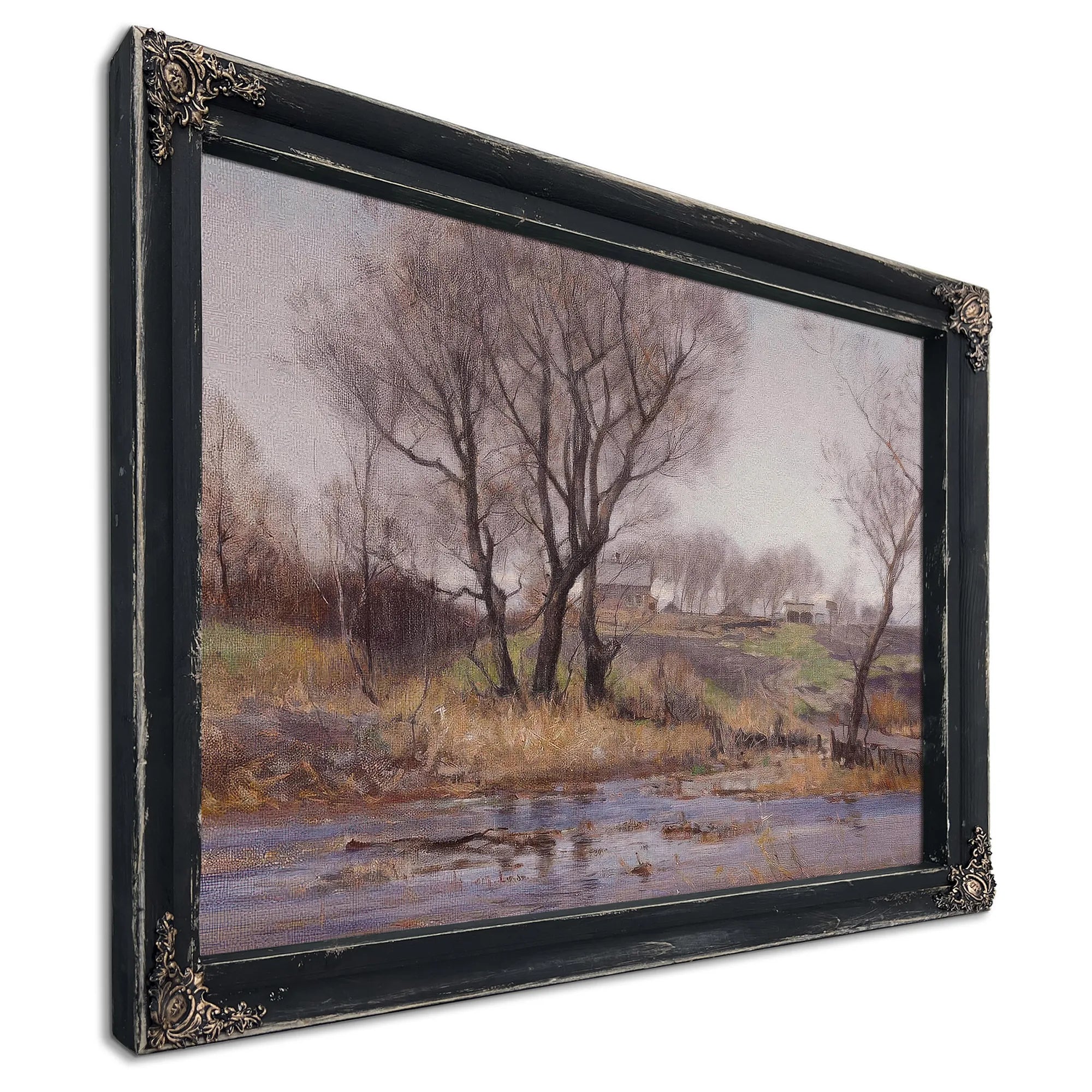 Owens Valley Farm By William Wendt Fine Art Print