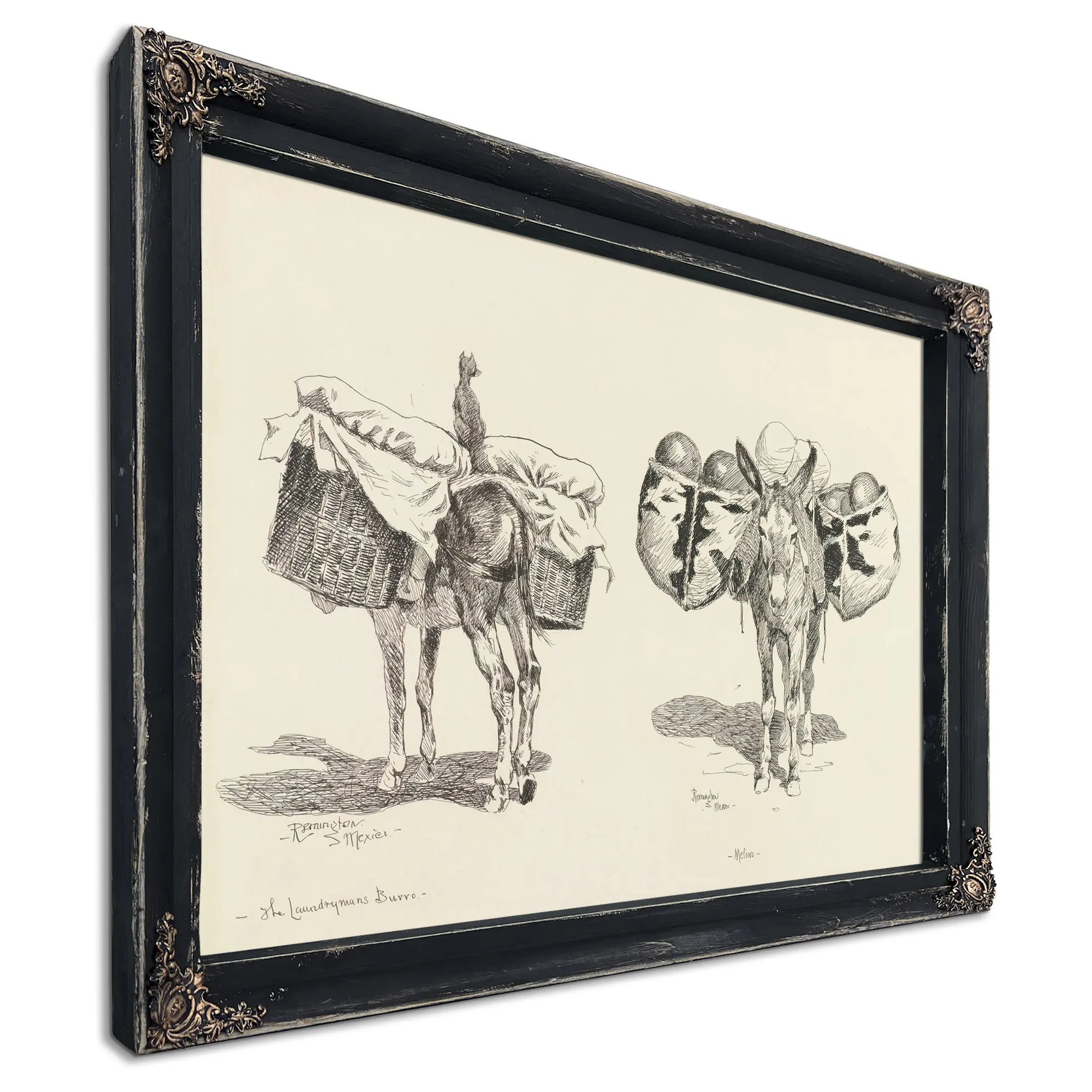 Laundryman S Burro Melons by Frederic Remington