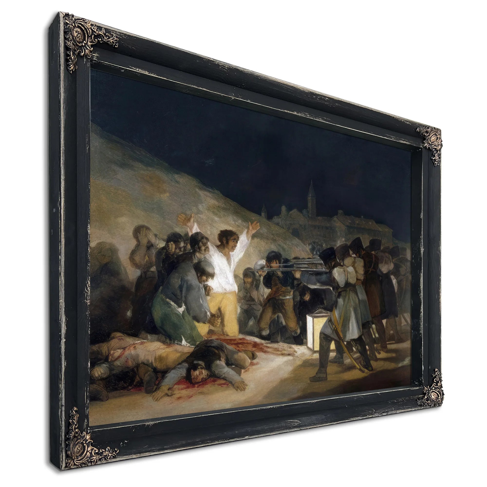 Executions On The Third Of May 1814 Romanticism 266X345Cm Museo Del Prado Madrid Spain By Francisco De Goya Fine Art Print