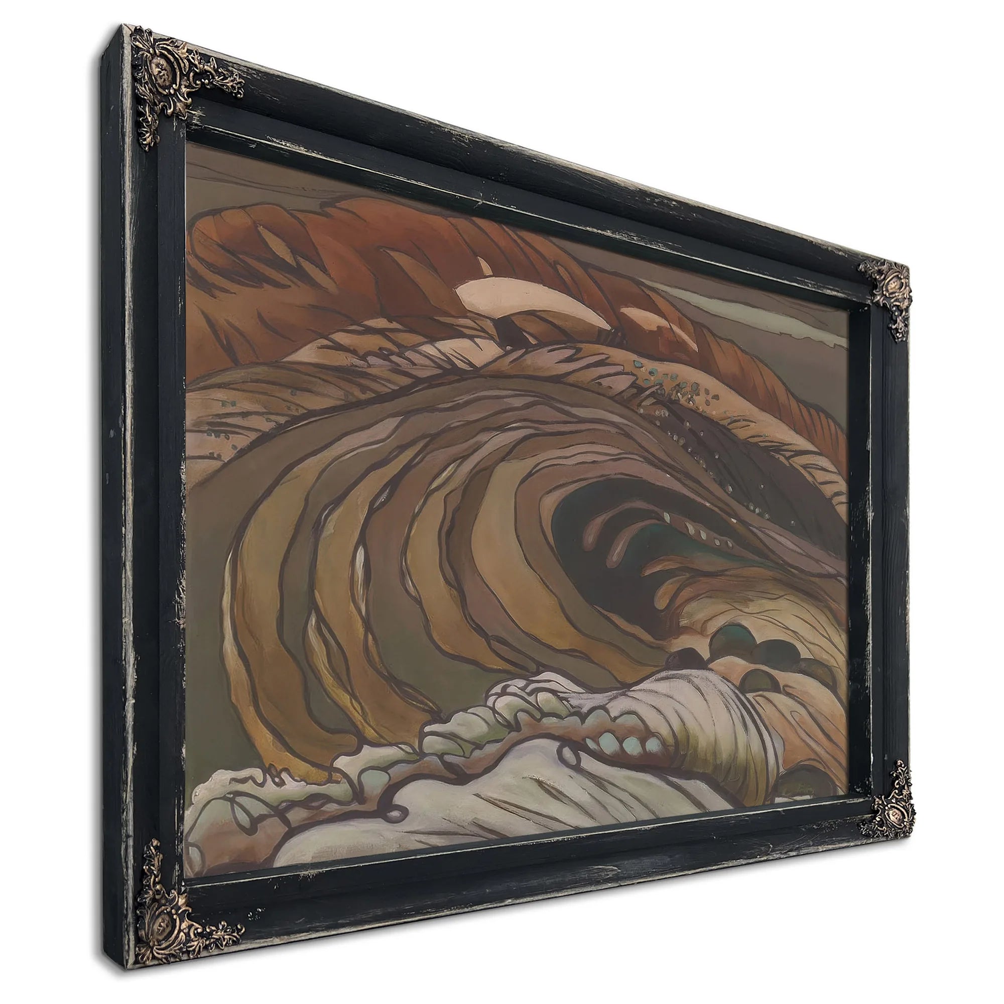 Below The Flood Gates Huntington Harbor By Arthur Dove Fine Art Print