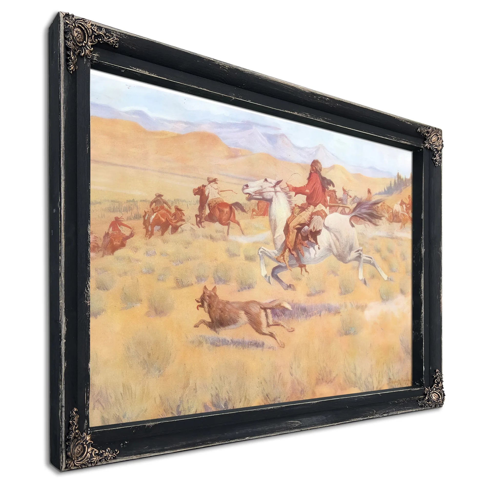 The Gathering Of The Trappers By Frederic Remington Fine Art Print