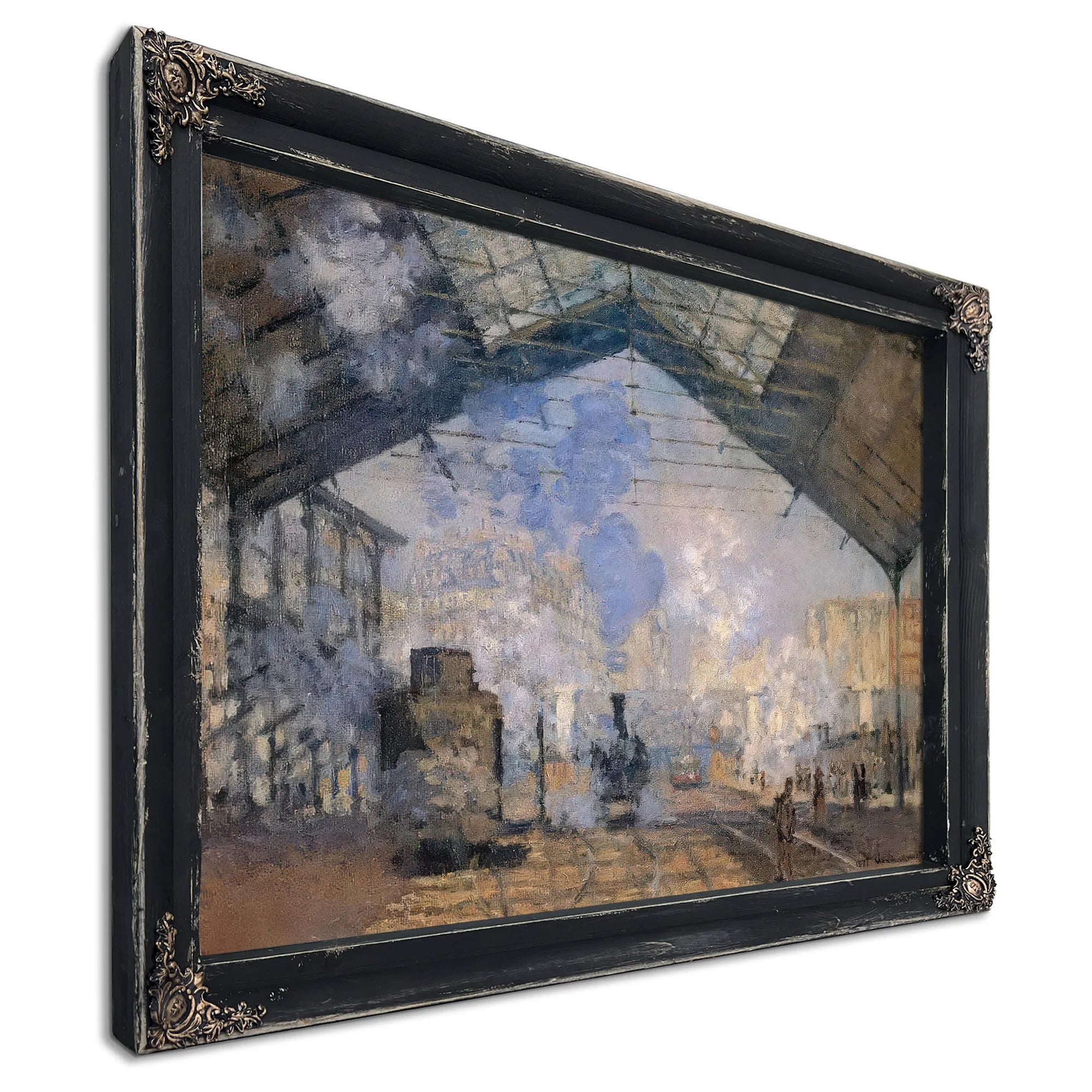 The Saint Lazare Sation By Claude Monet Fine Art Print