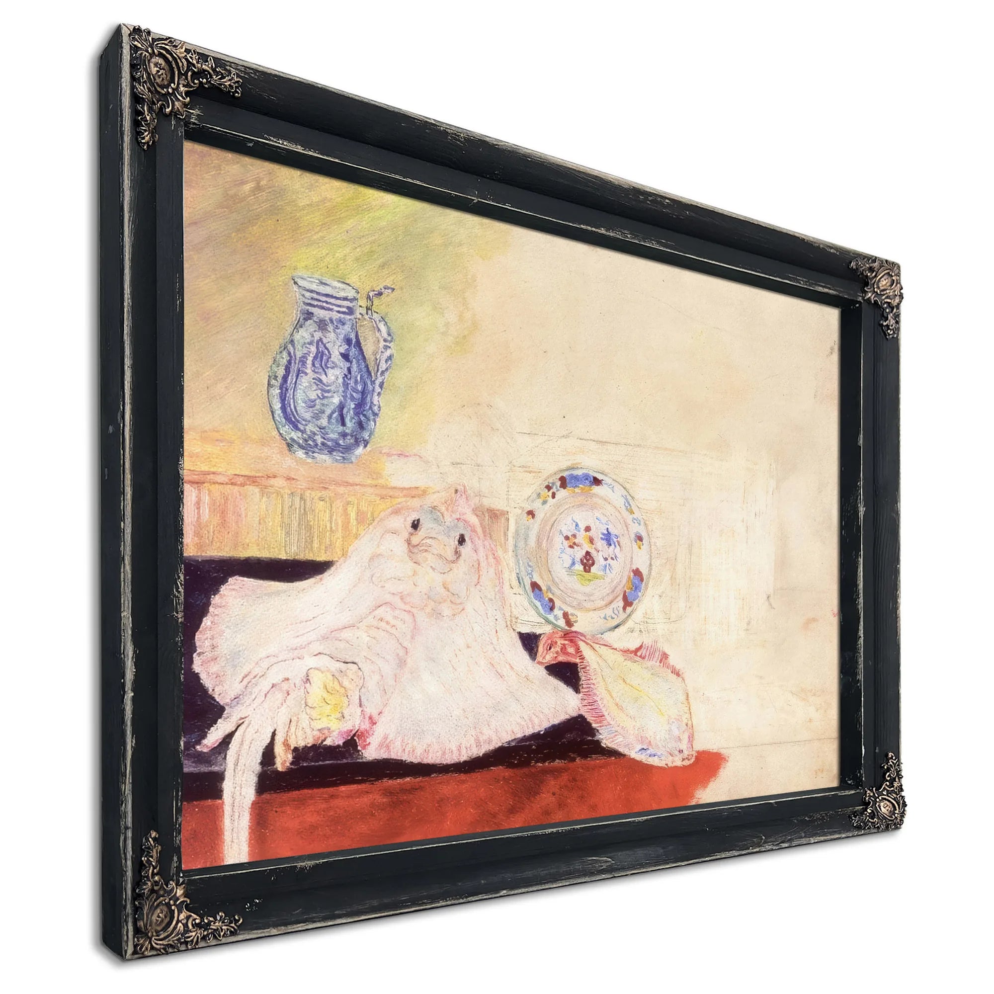 Still Life With Ray By James Ensor Fine Art Print