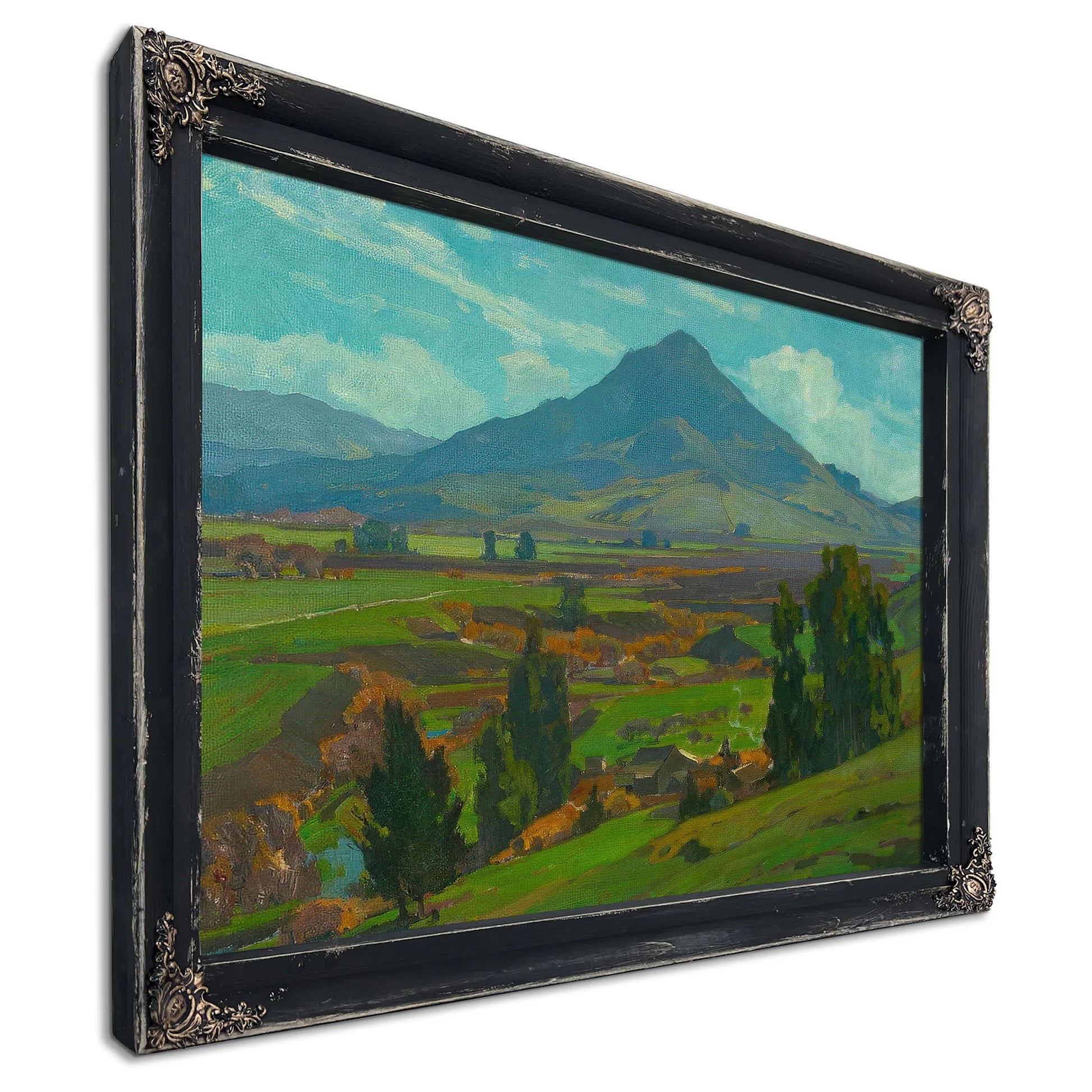 Landscape Near San Luis Obispo By William Wendt Fine Art Print