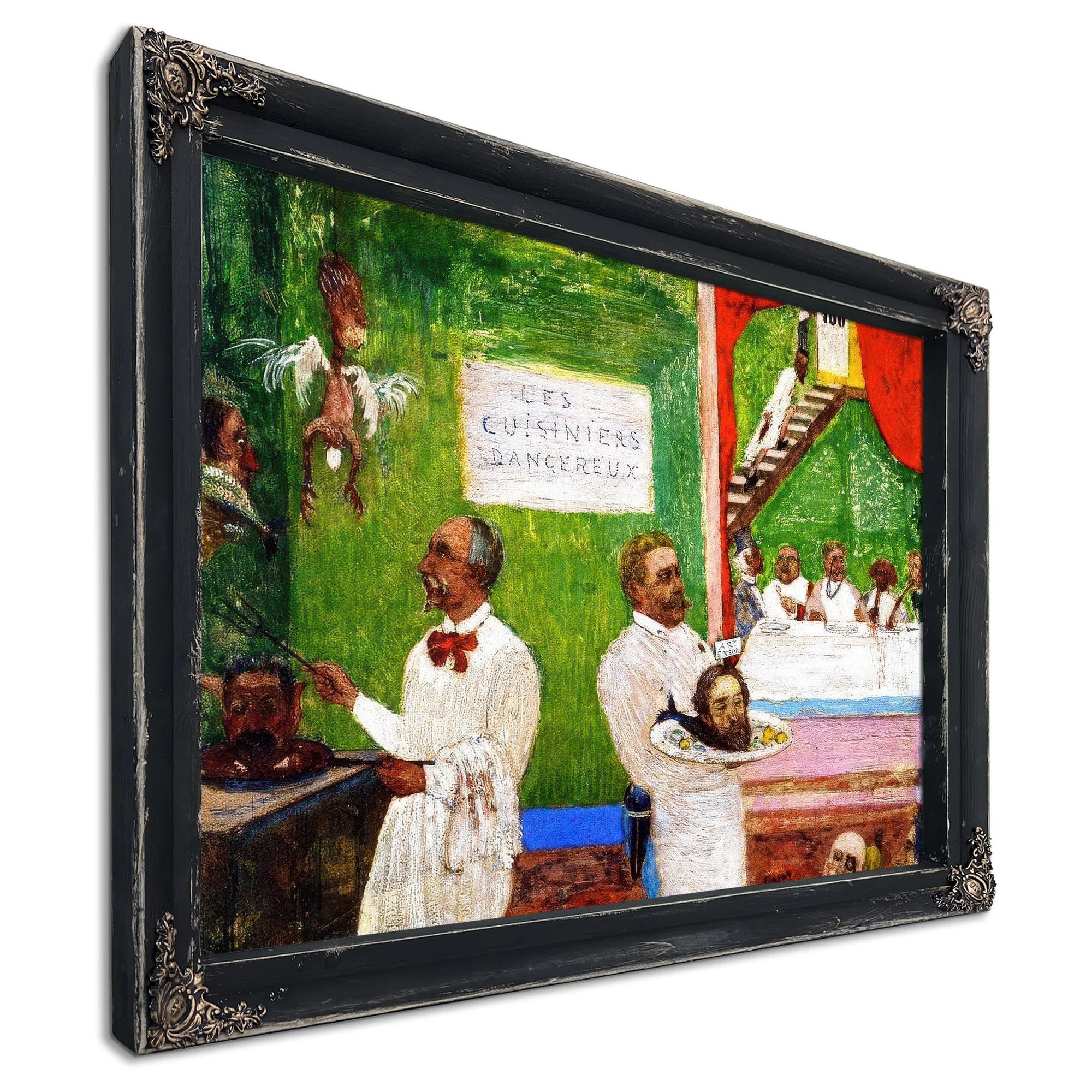 Dangerous Cooks By James Ensor Fine Art Print