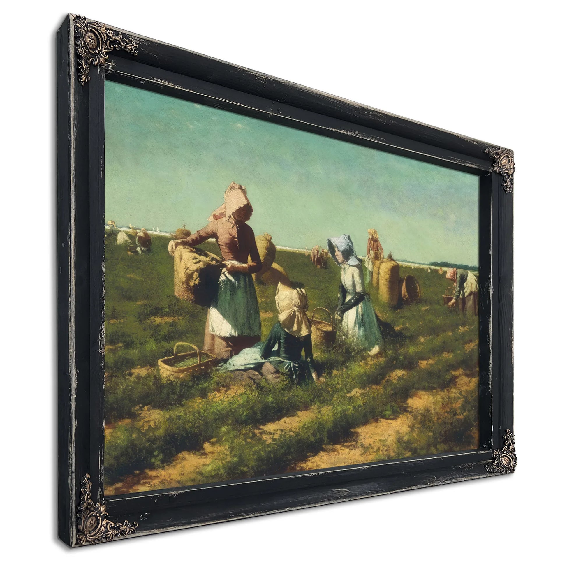 The Peapickers Of Long Island By Harry Roseland Fine Art Print