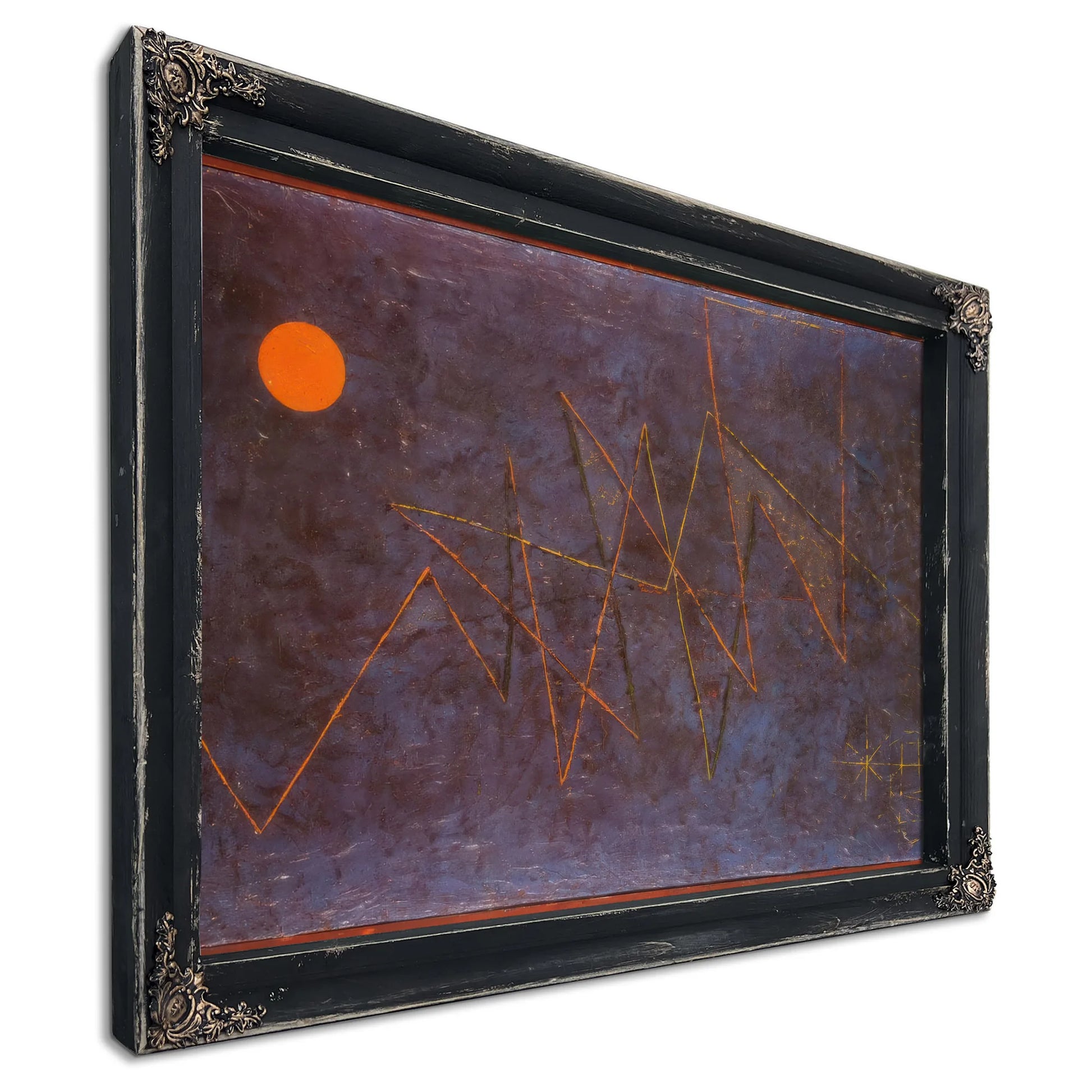 Coloured Lightning 1927 J 1 (181) By Paul Klee Fine Art Print