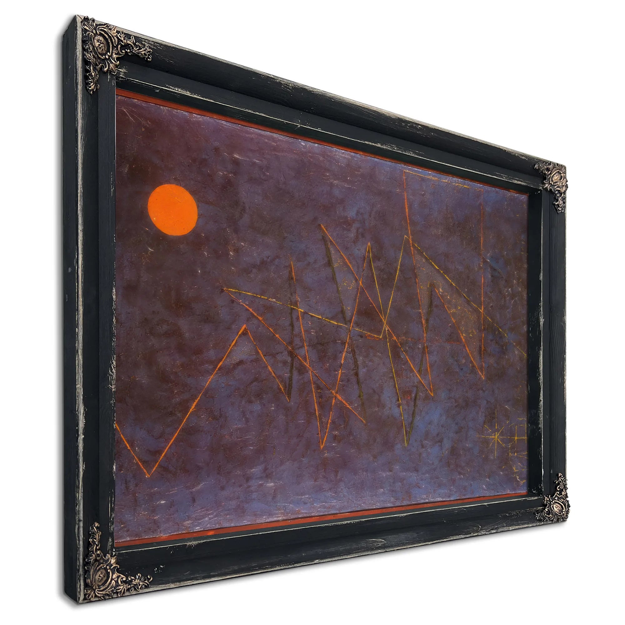 Coloured Lightning 1927 J 1 (181) By Paul Klee Fine Art Print