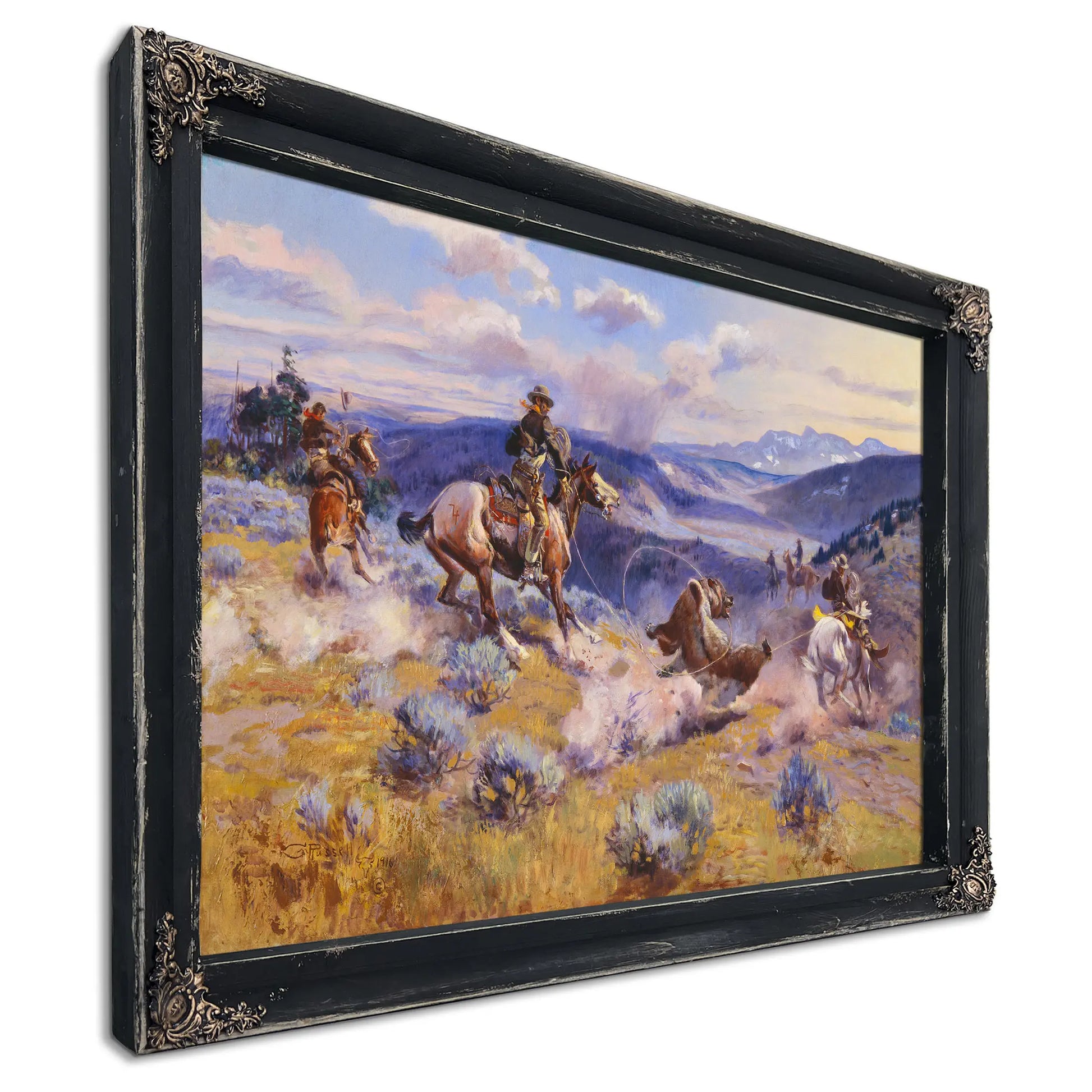 Loops And Swift Horses Are Surer Than Lead by Charles Marion Russell