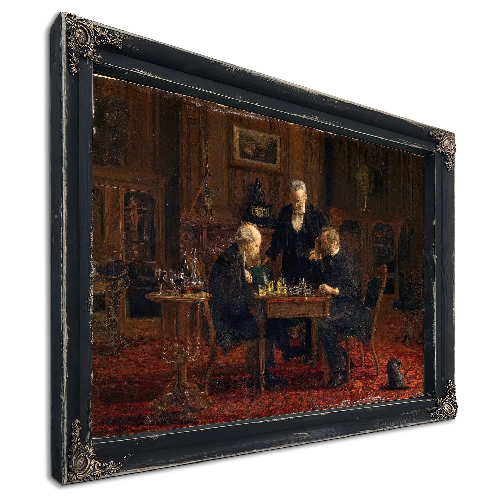 The Chess Players 1876 By Thomas Eakins Fine Art Print
