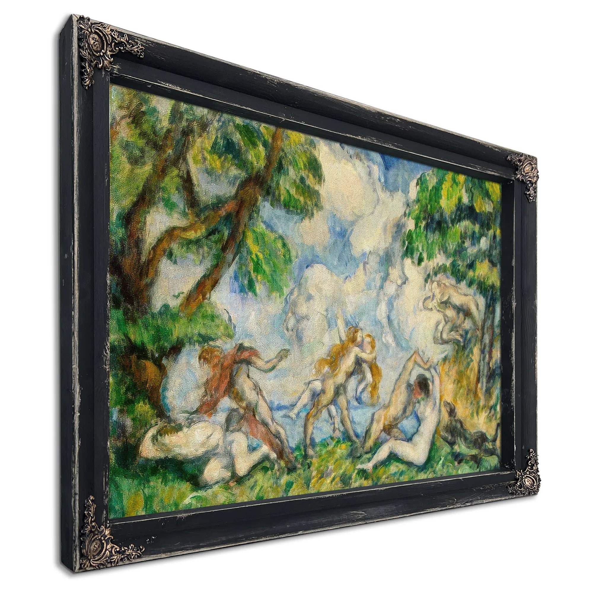 The Battle Of Love By Paul Cezanne Fine Art Print