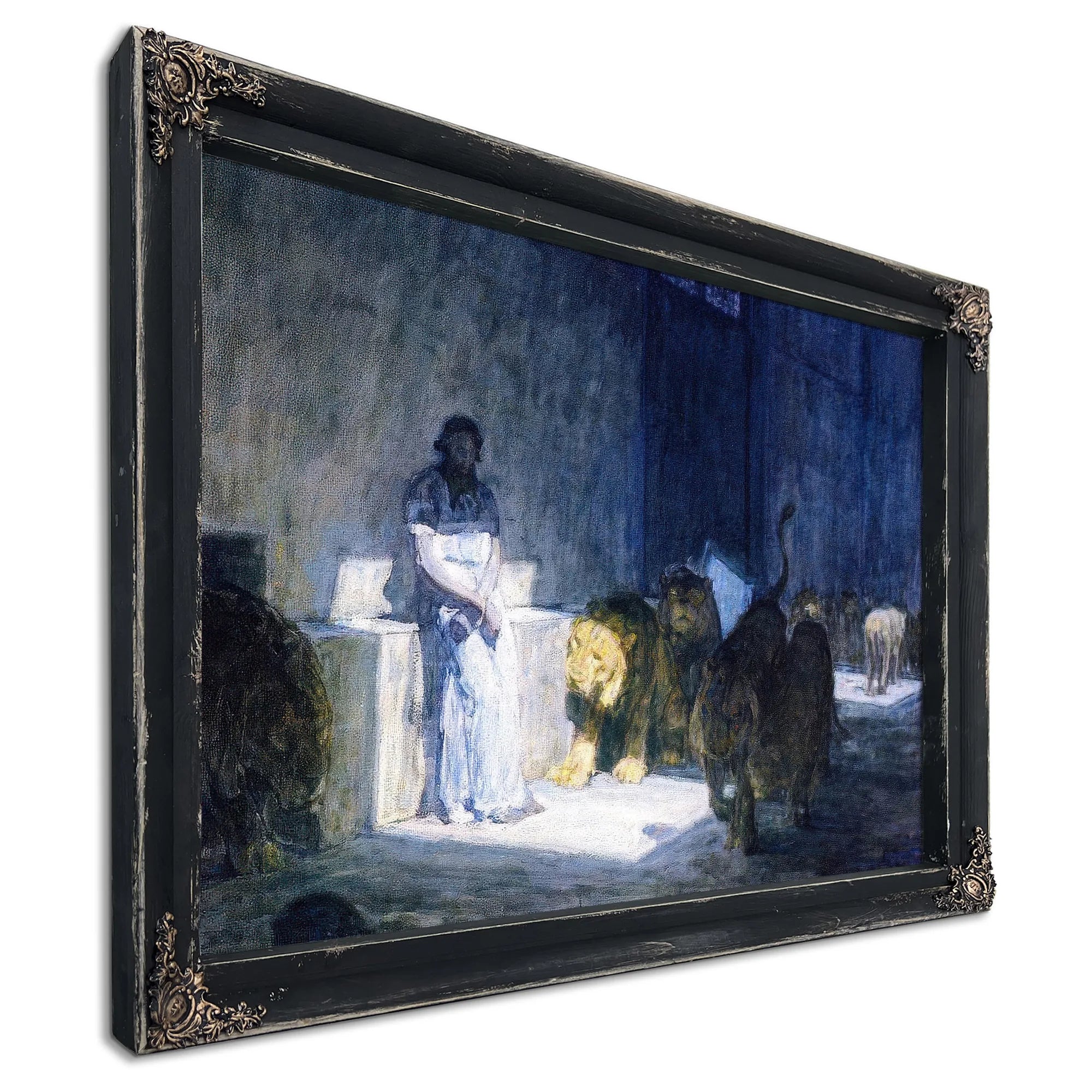 Daniel In The Lions' Den By Henry Ossawa Tanner Fine Art Print