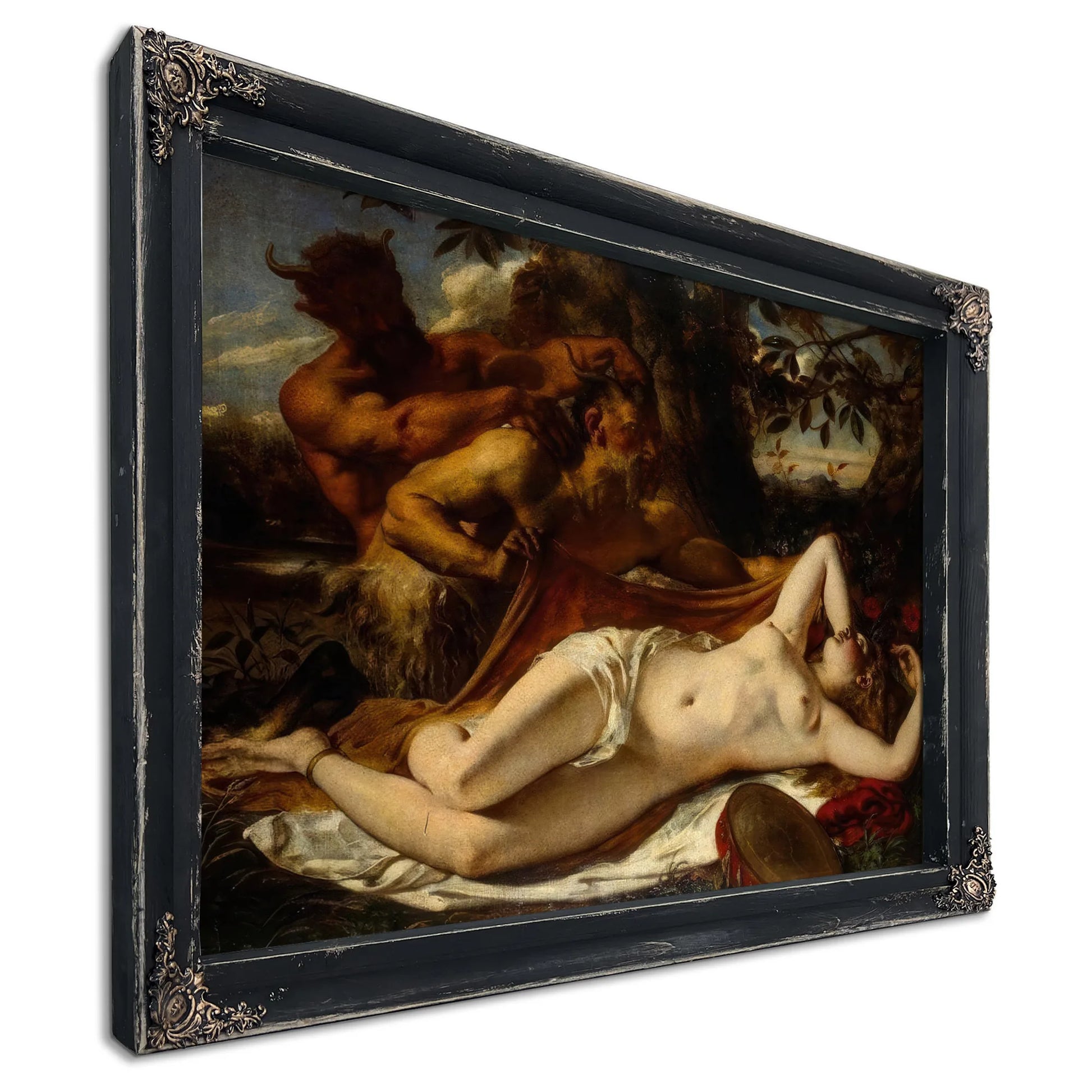 Sleeping Nymphs And Satyrs By William Etty Fine Art Print