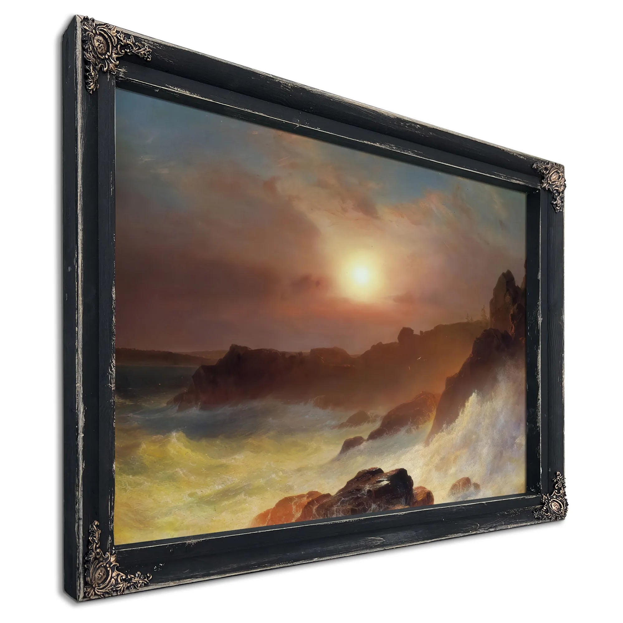 Coastal Scene Mount Desert By Frederic Edwin Church Fine Art Print