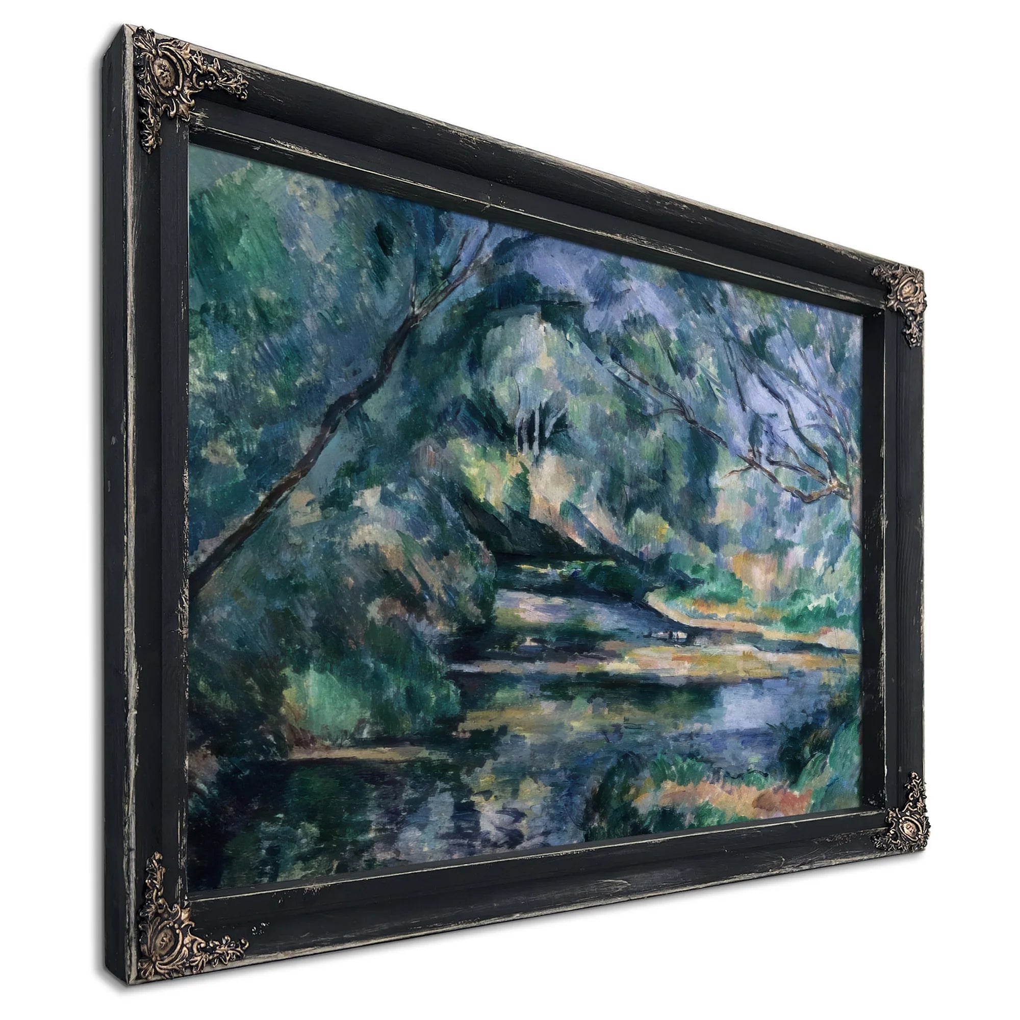 The Brook By Paul Cezanne Fine Art Print