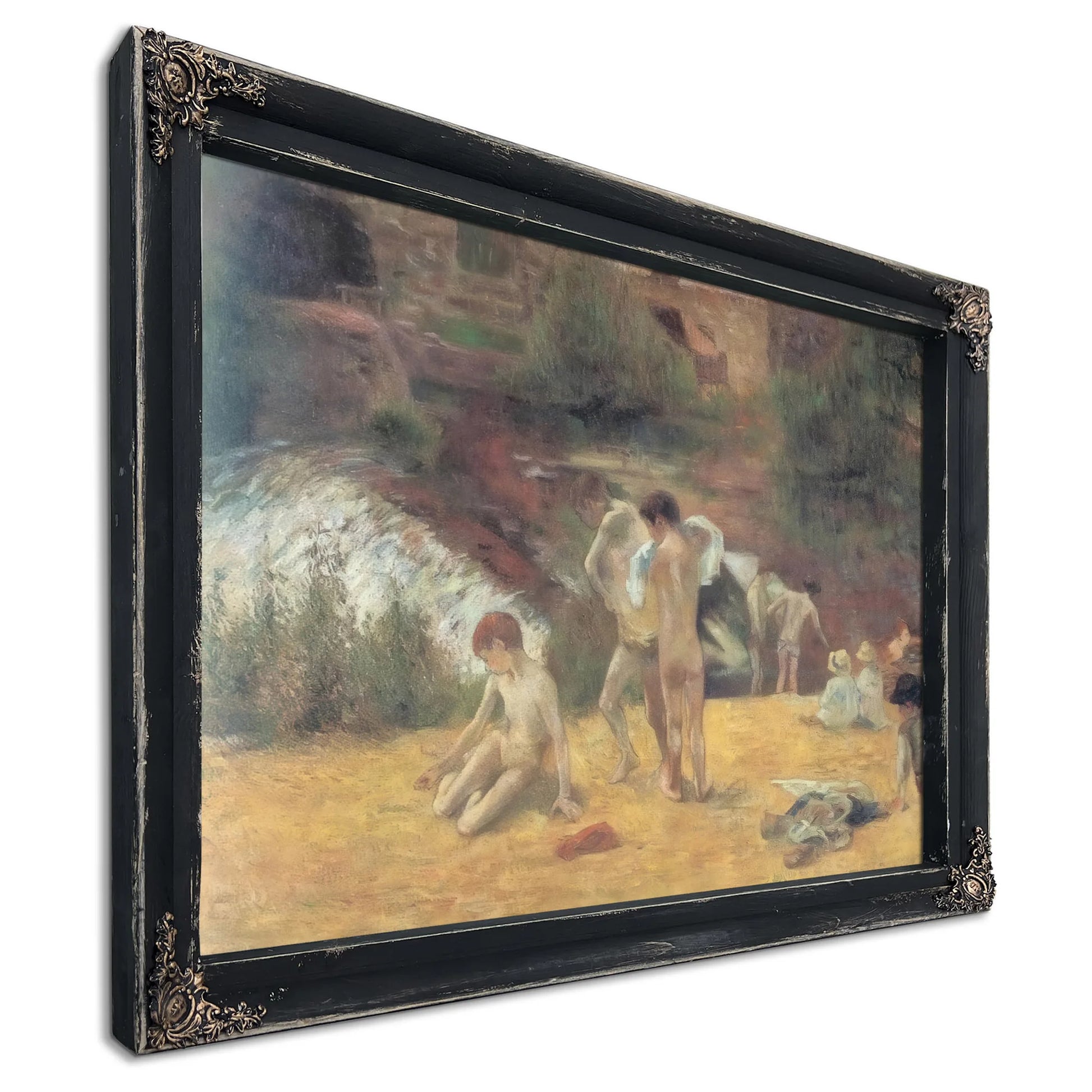 Young Bretons A Bath By Paul Gauguin Fine Art Print