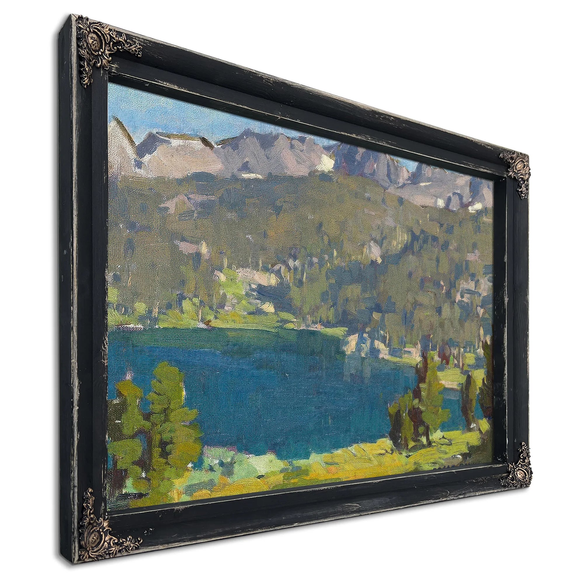 High Sierra Lake Scene By Edgar Payne Fine Art Print