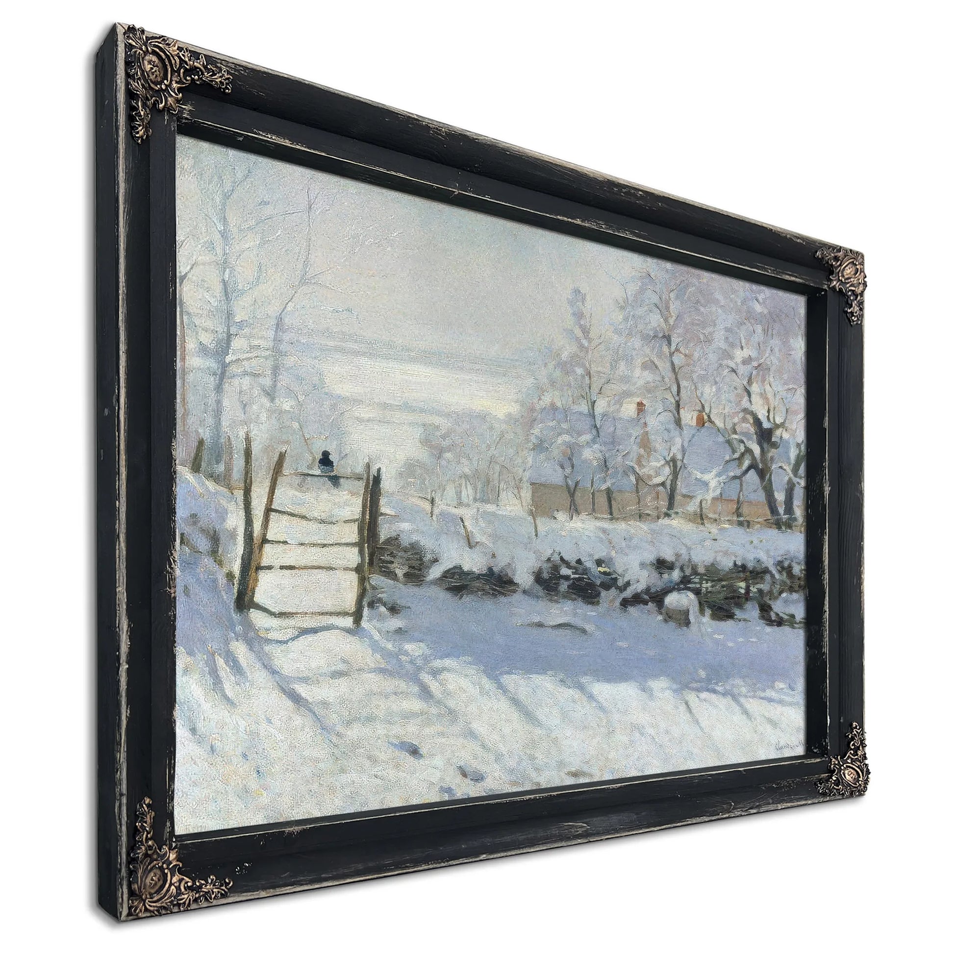 The Magpie 1869 By Claude Monet Fine Art Print