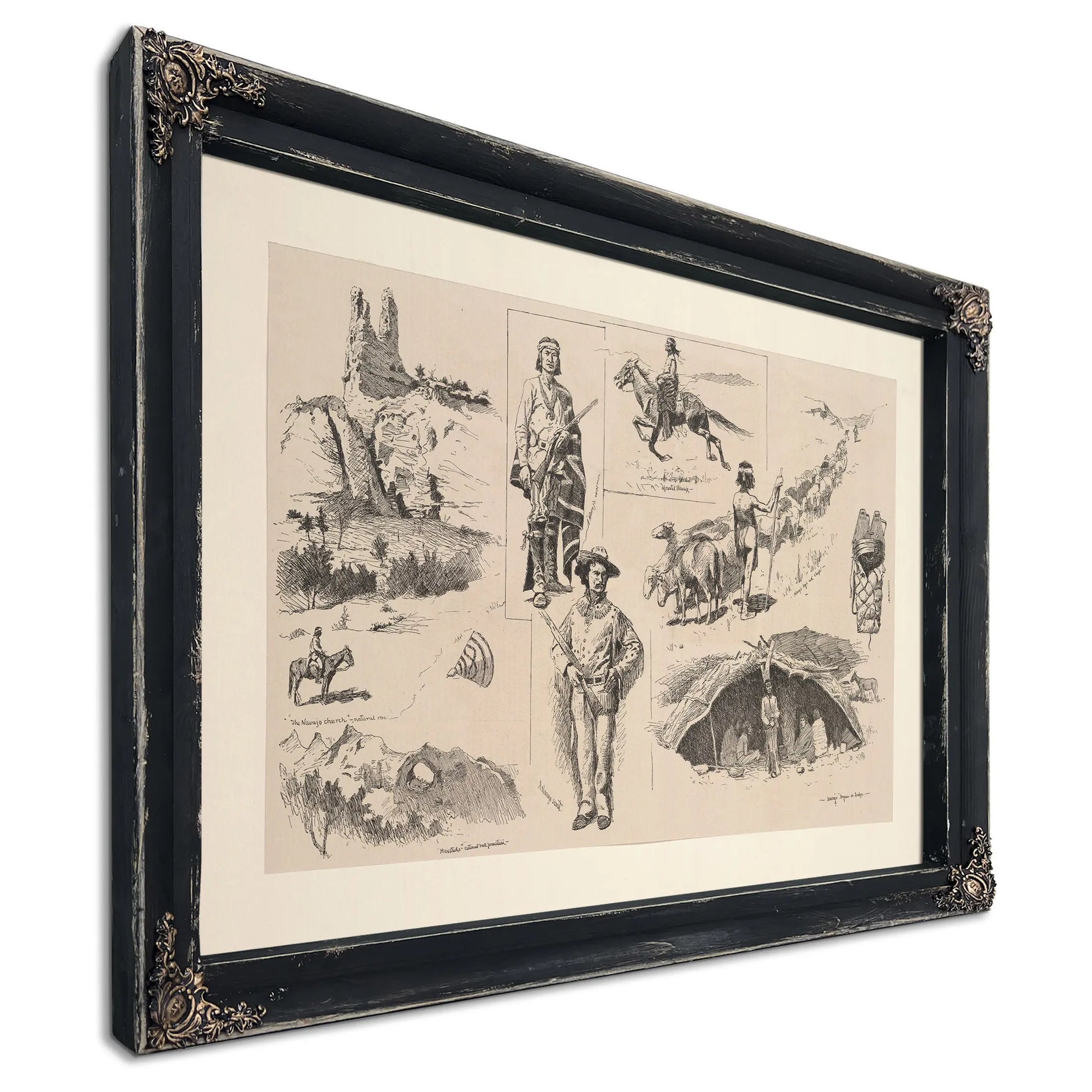 The Navajo Indians by Frederic Remington