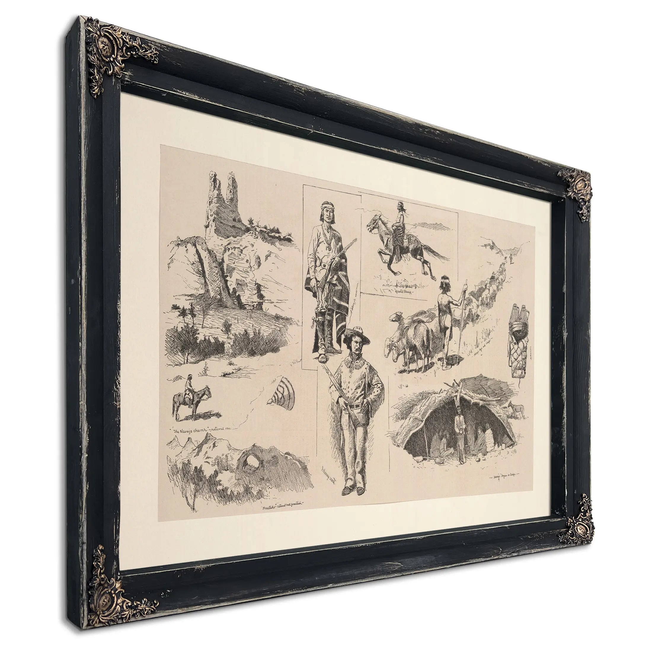 The Navajo Indians by Frederic Remington