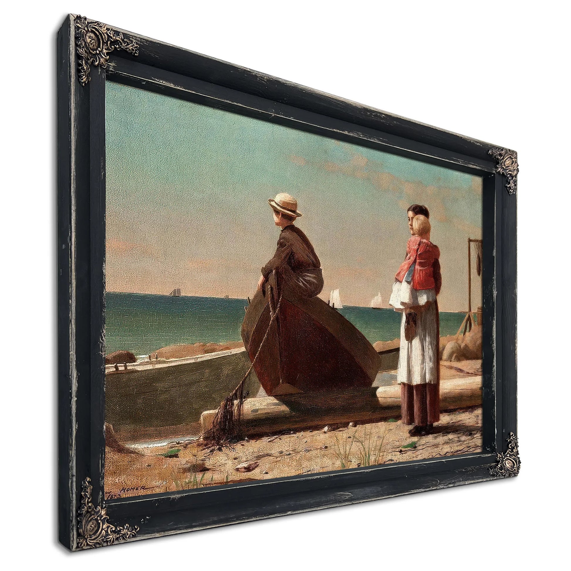Dad's Coming By Winslow Homer Fine Art Print