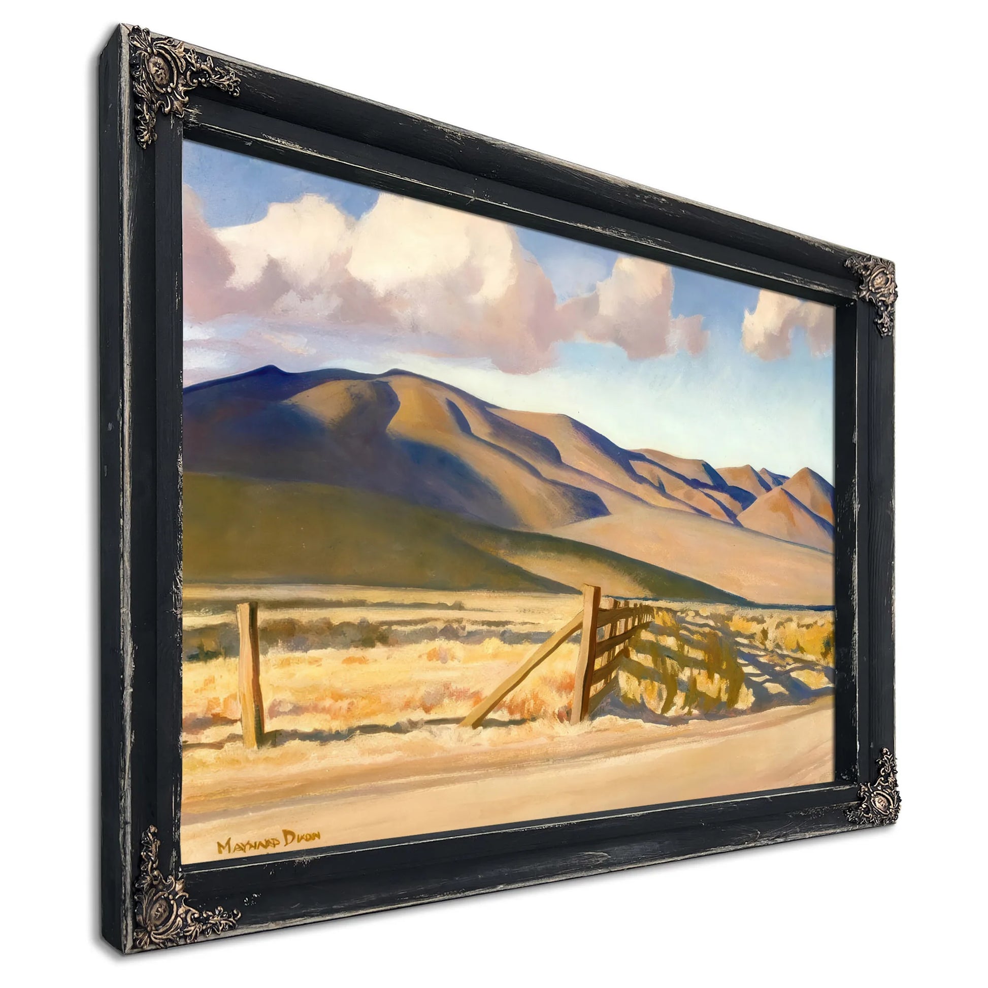 Old Corrals By Maynard Dixon Fine Art Print
