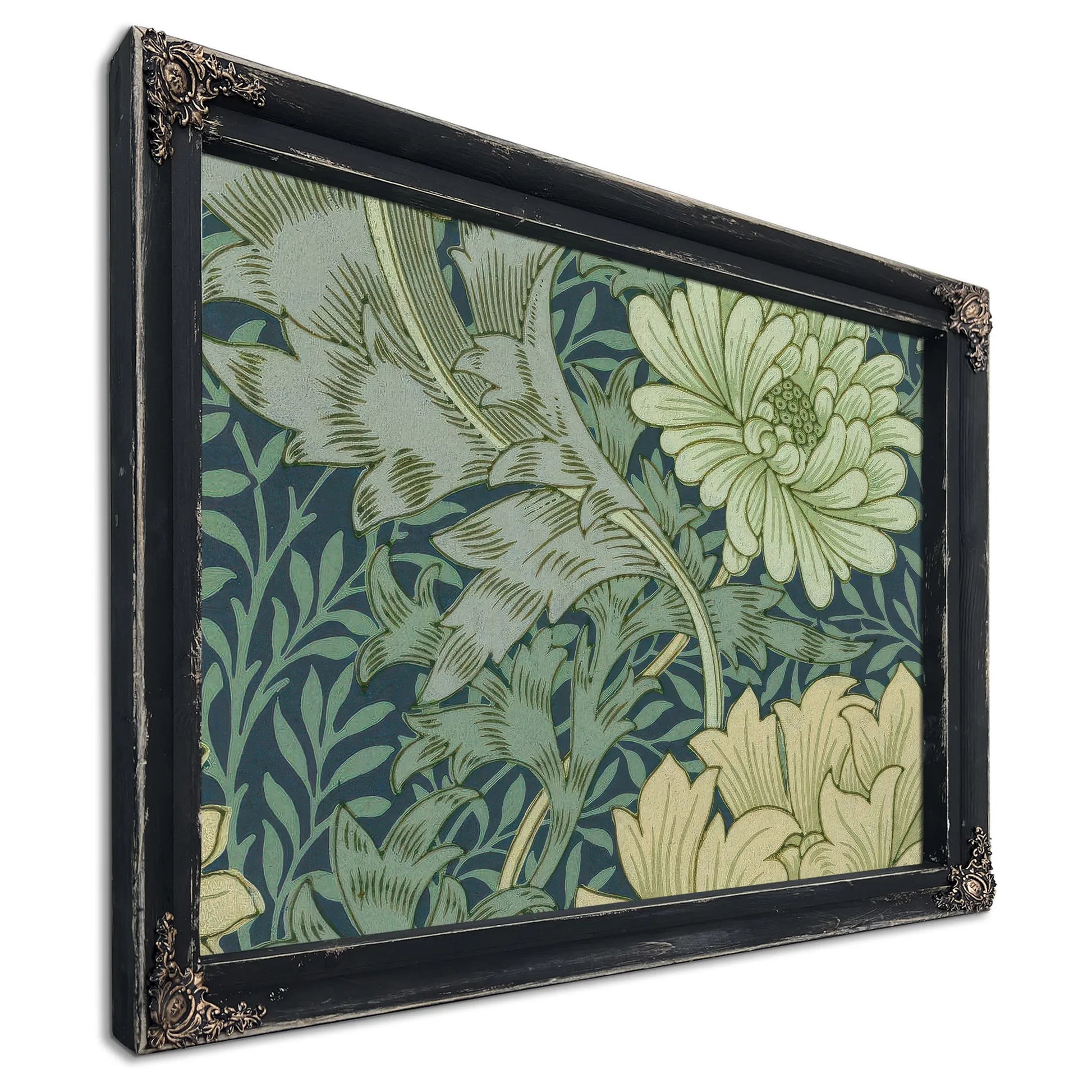 Wallpaper Sample With Chrysanthemum By William Morris Fine Art Print