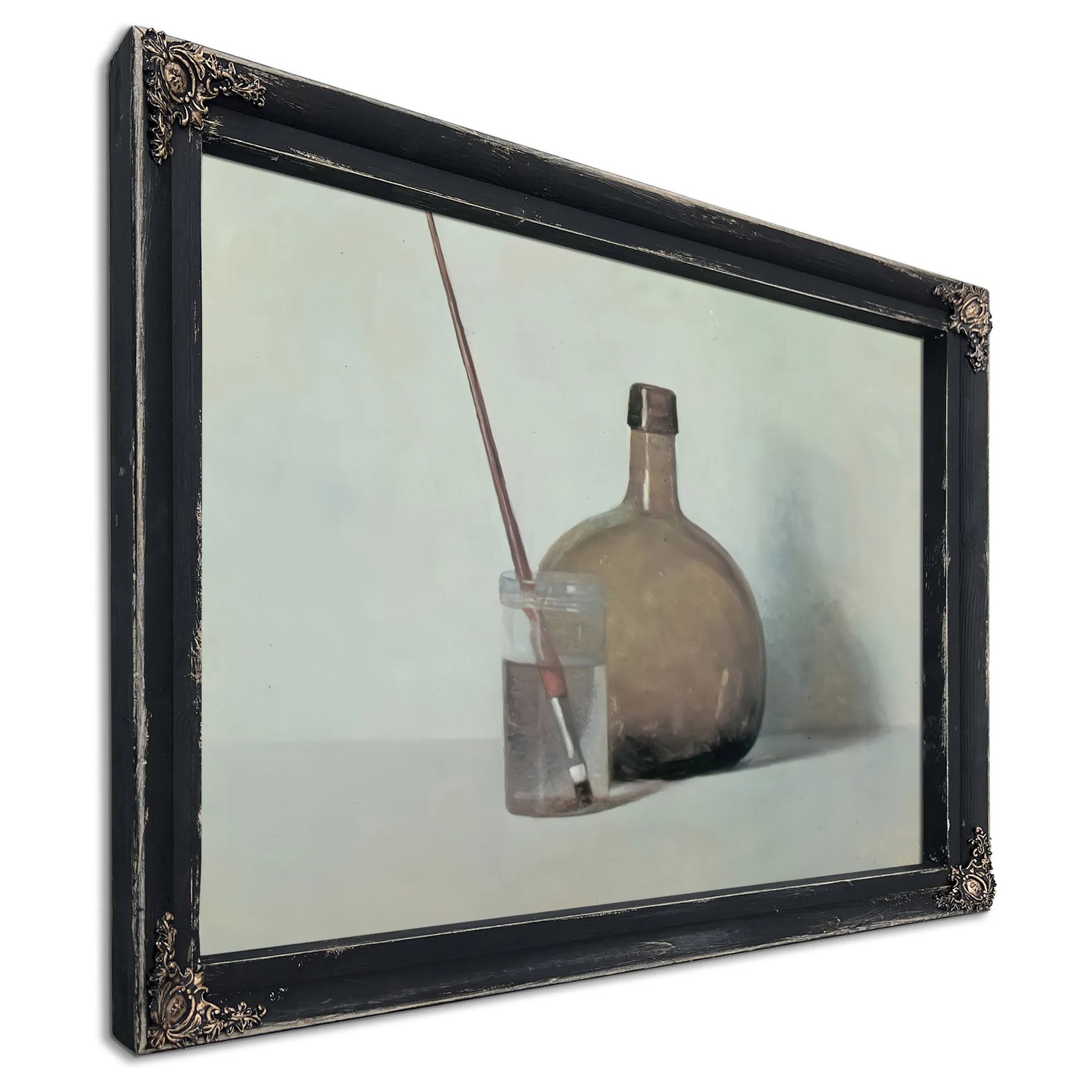 Still Life With Brush By NC Wyeth Fine Art Print