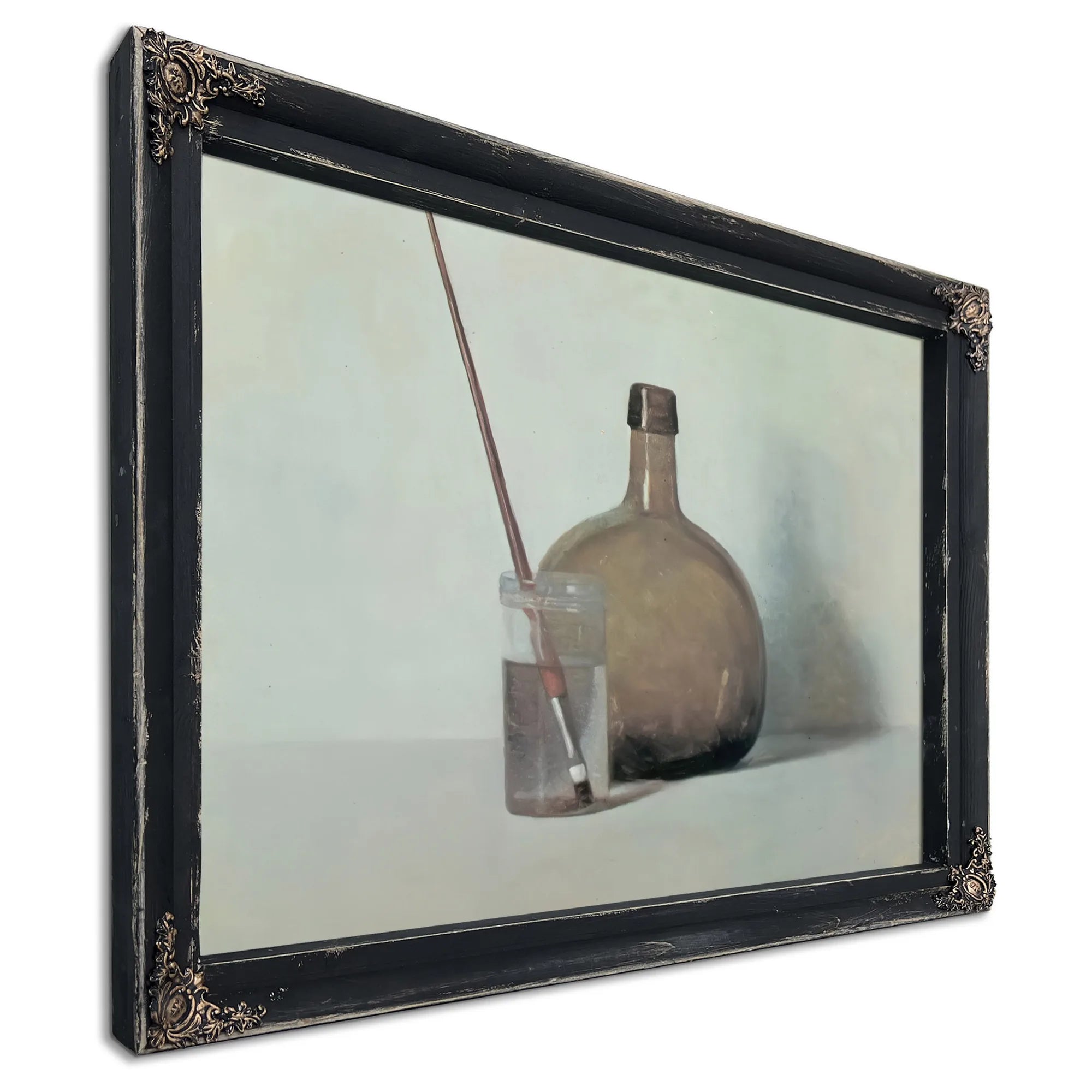 Still Life With Brush By NC Wyeth Fine Art Print