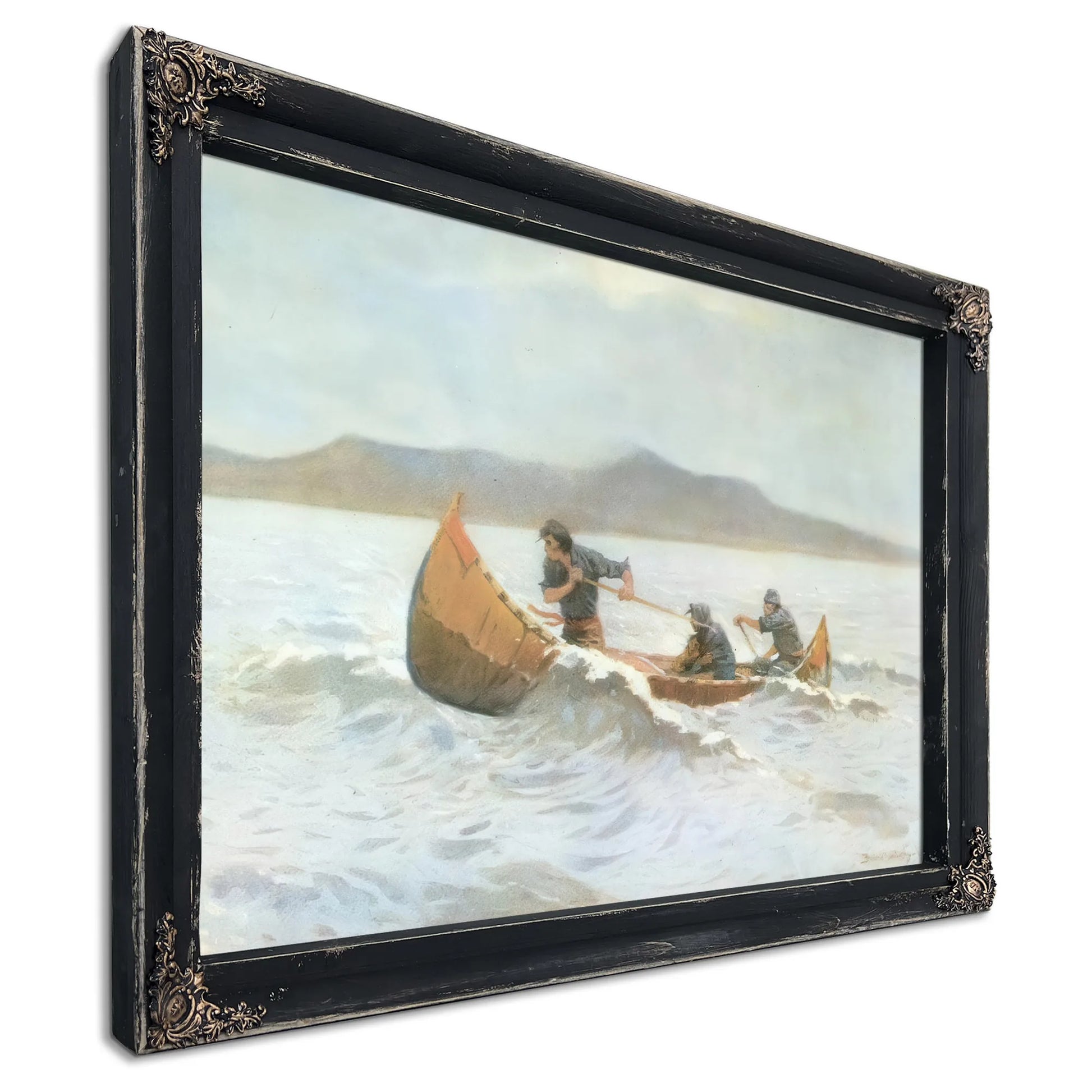 The Howl Of The Weather Aka The Squall By Frederic Remington Fine Art Print