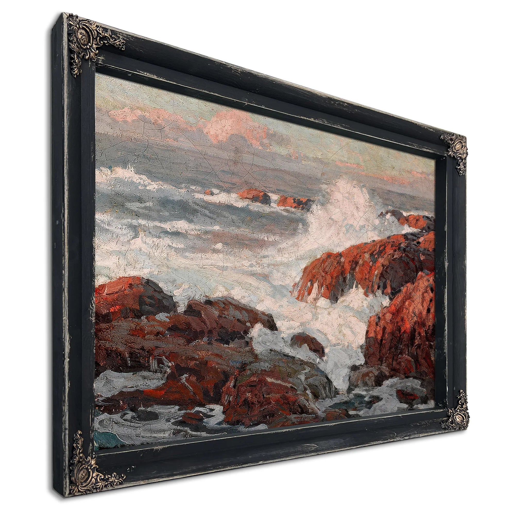 Crashing Waves By Edgar Payne Fine Art Print
