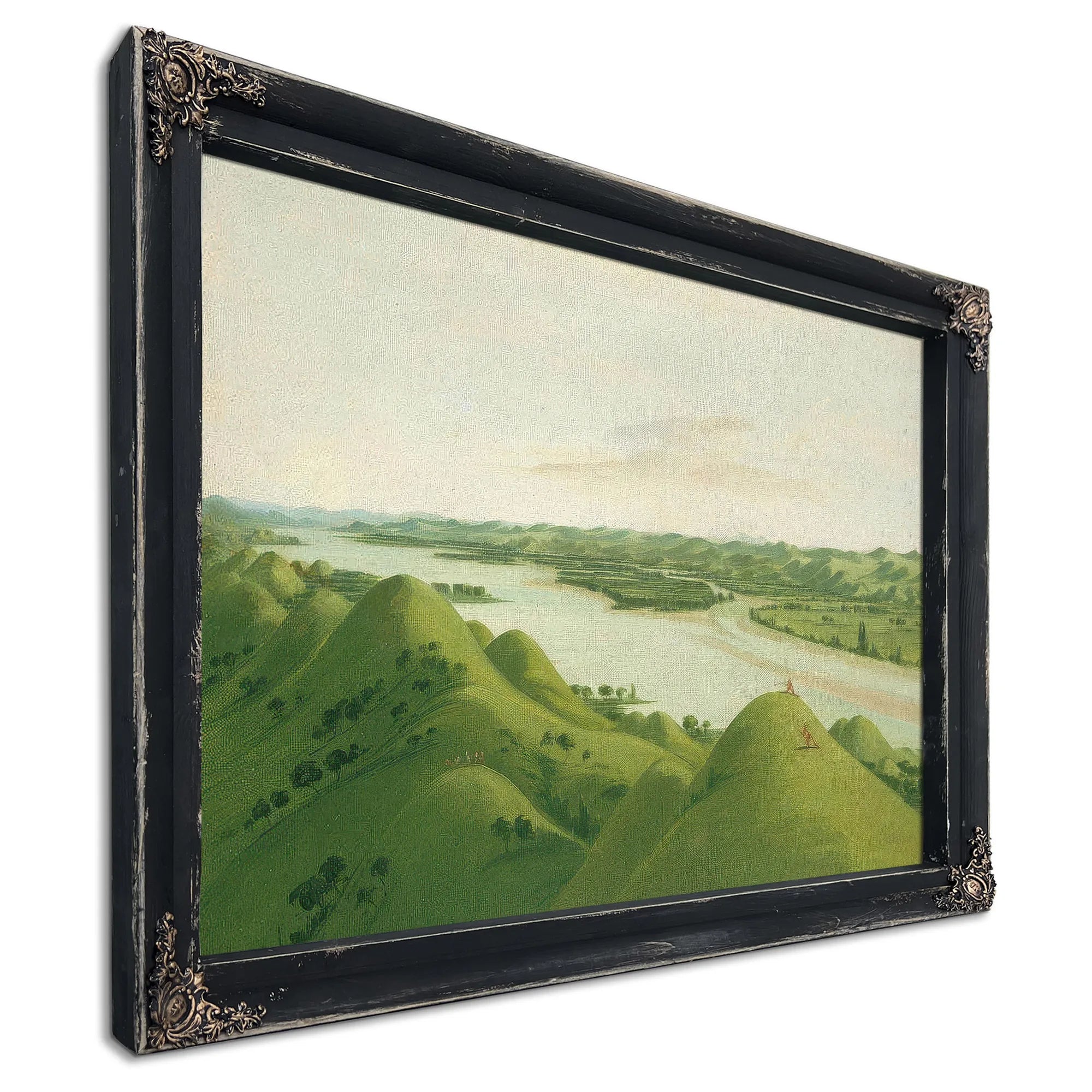 Beautiful Prairie Bluffs Above The Poncas, 1050 Miles Above St. Louis By George Catlin Fine Art Print